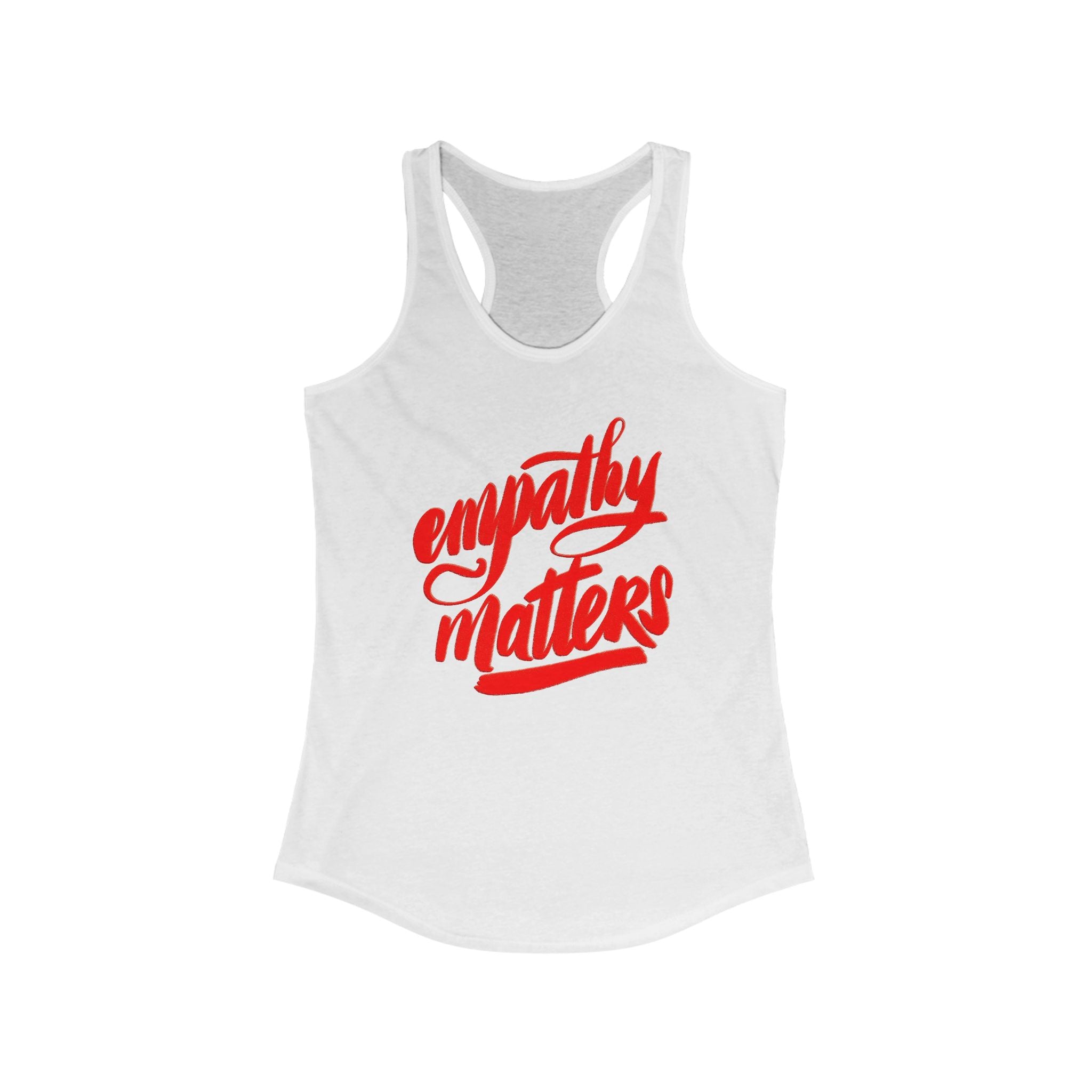 Empathy Matters Racerback Tank - Inspirational Women's Activewear