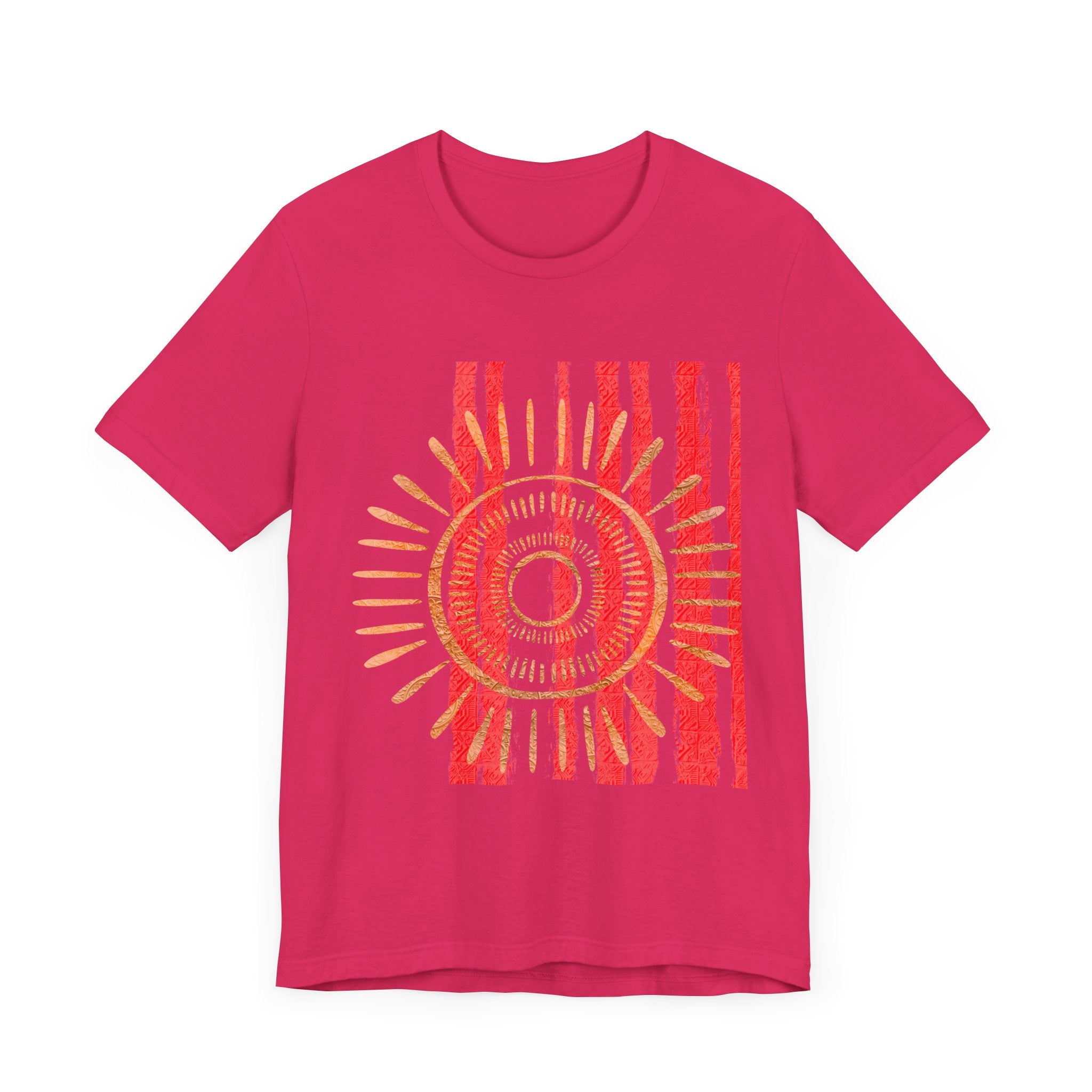 Sunrise Vibes Unisex Jersey Short Sleeve Tee - Bright Summer Graphic Design