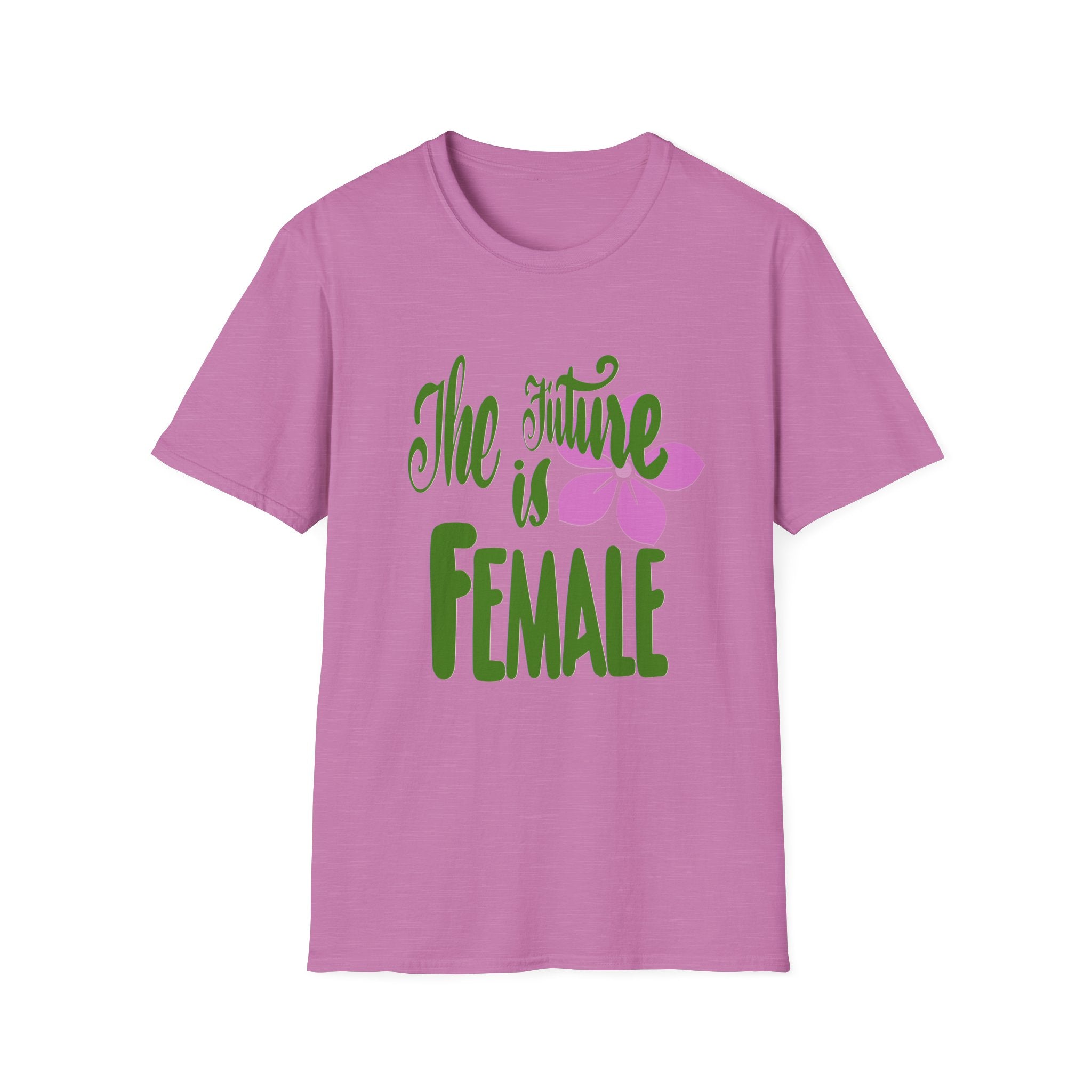 The Future is Female Unisex Softstyle T-Shirt - Empowering Feminist Tee