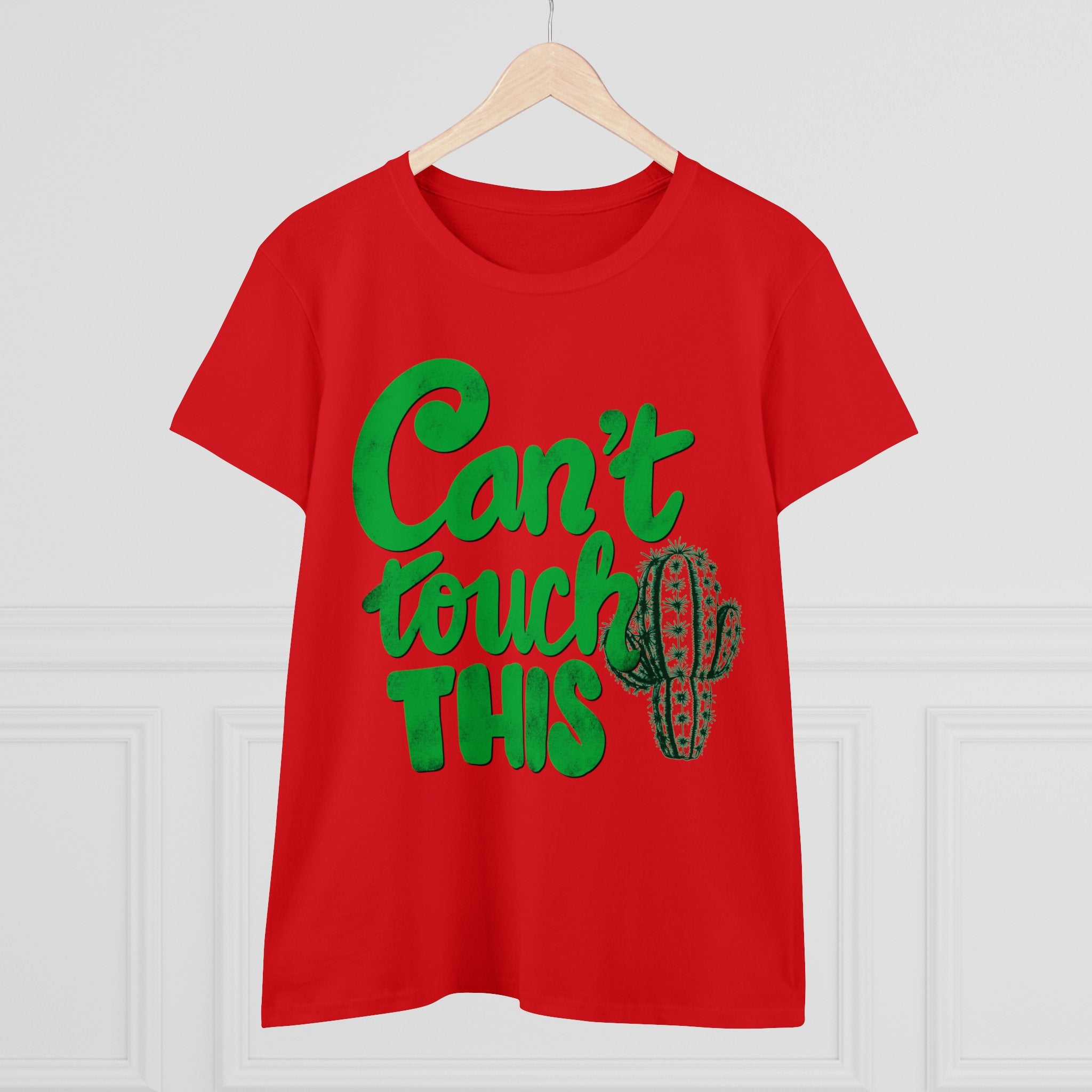 CAN’T TOUCH THIS PUNNY Women's Midweight Cotton Tee