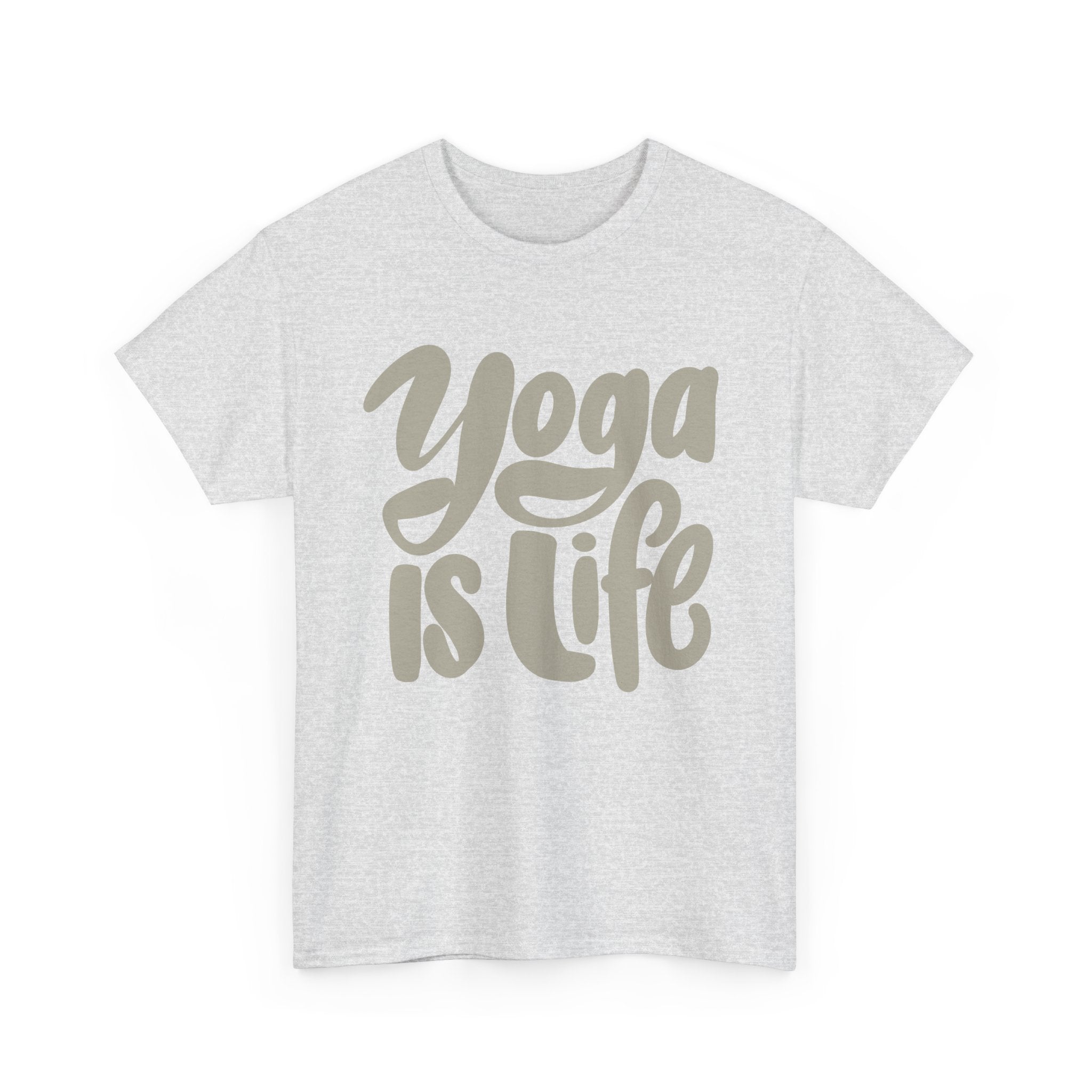 YOGA IS LIFE Unisex Heavy Cotton Tee