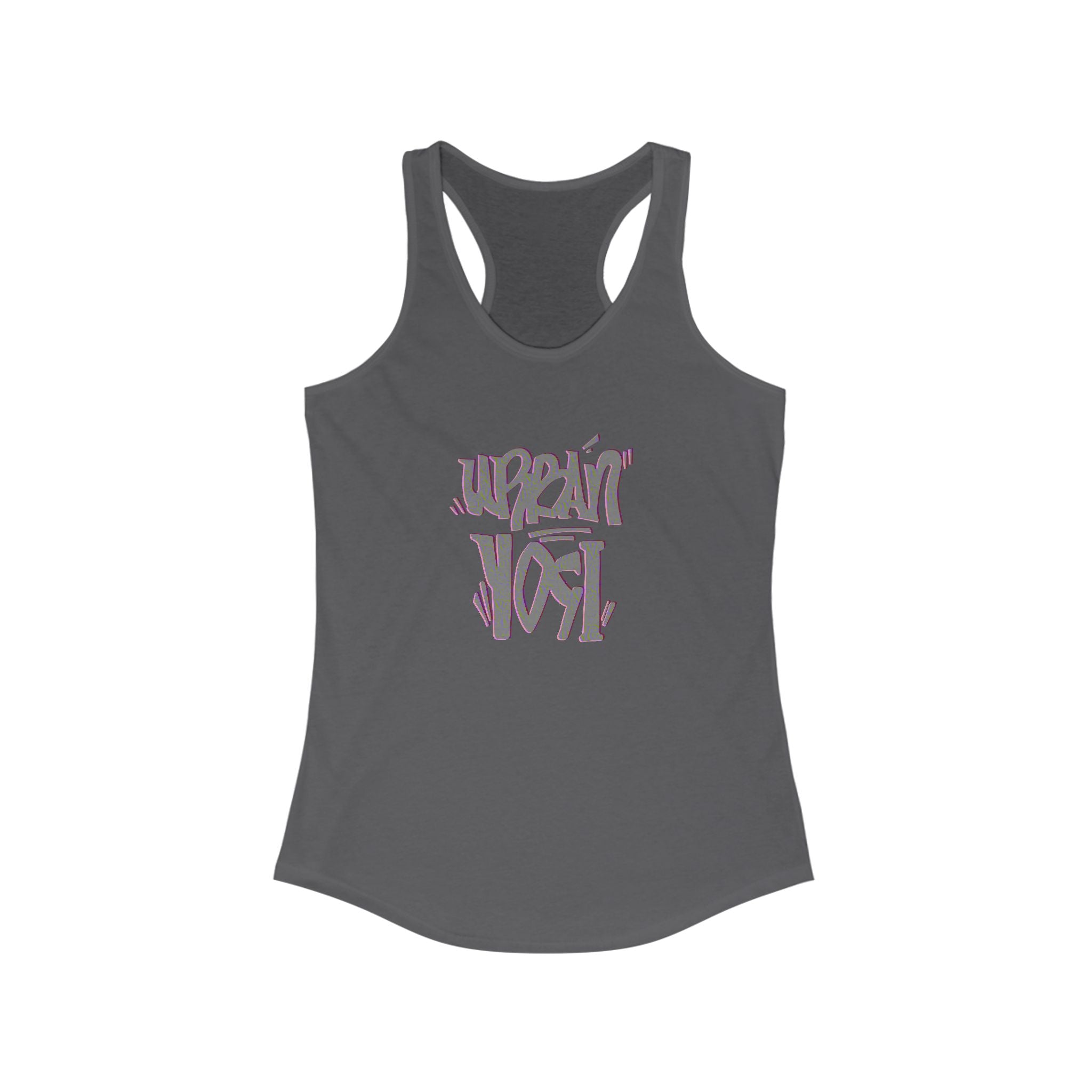 Urban Yogi Racerback Tank - Trendy Hand-drawn Summer Top