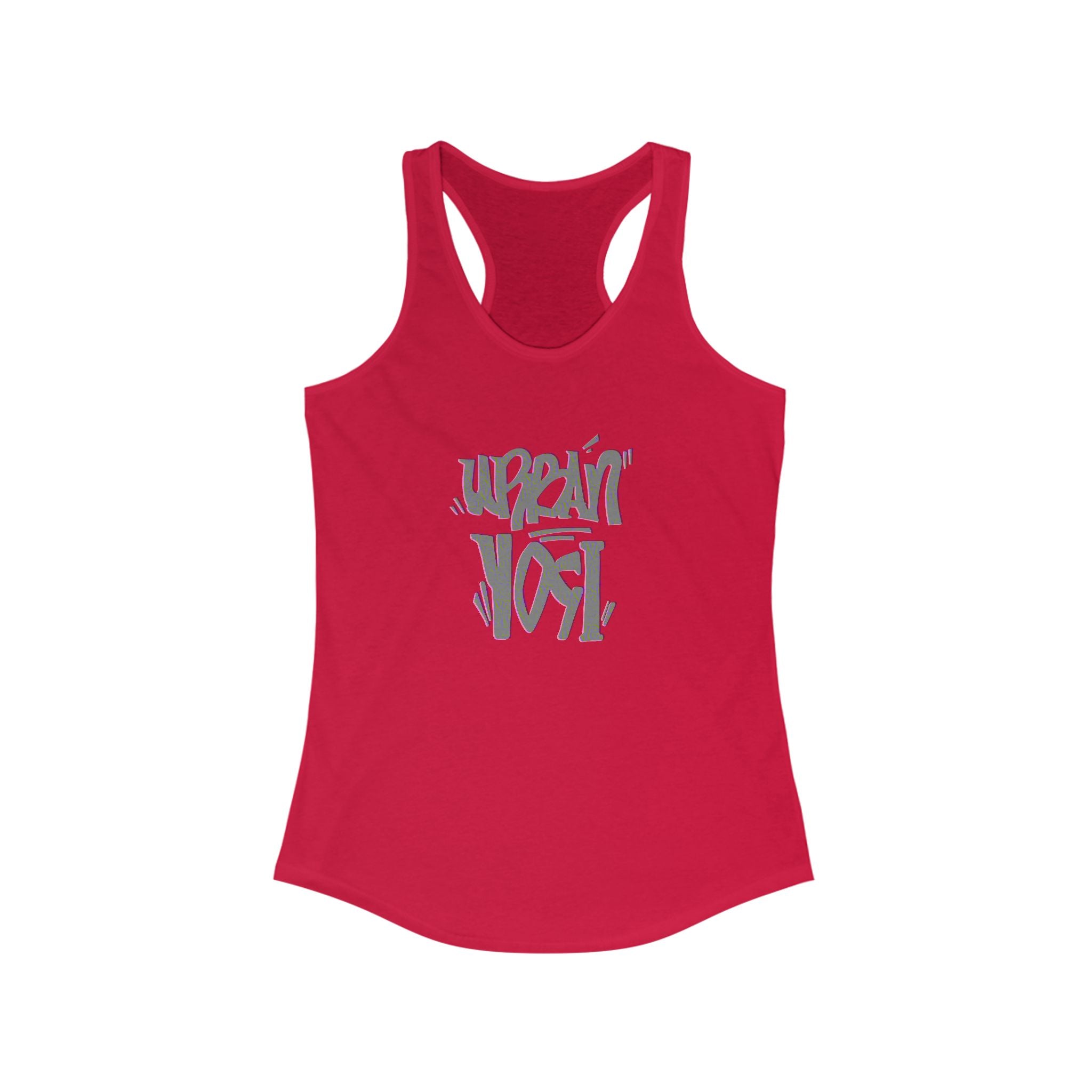 Urban Yogi Racerback Tank - Trendy Hand-drawn Summer Top