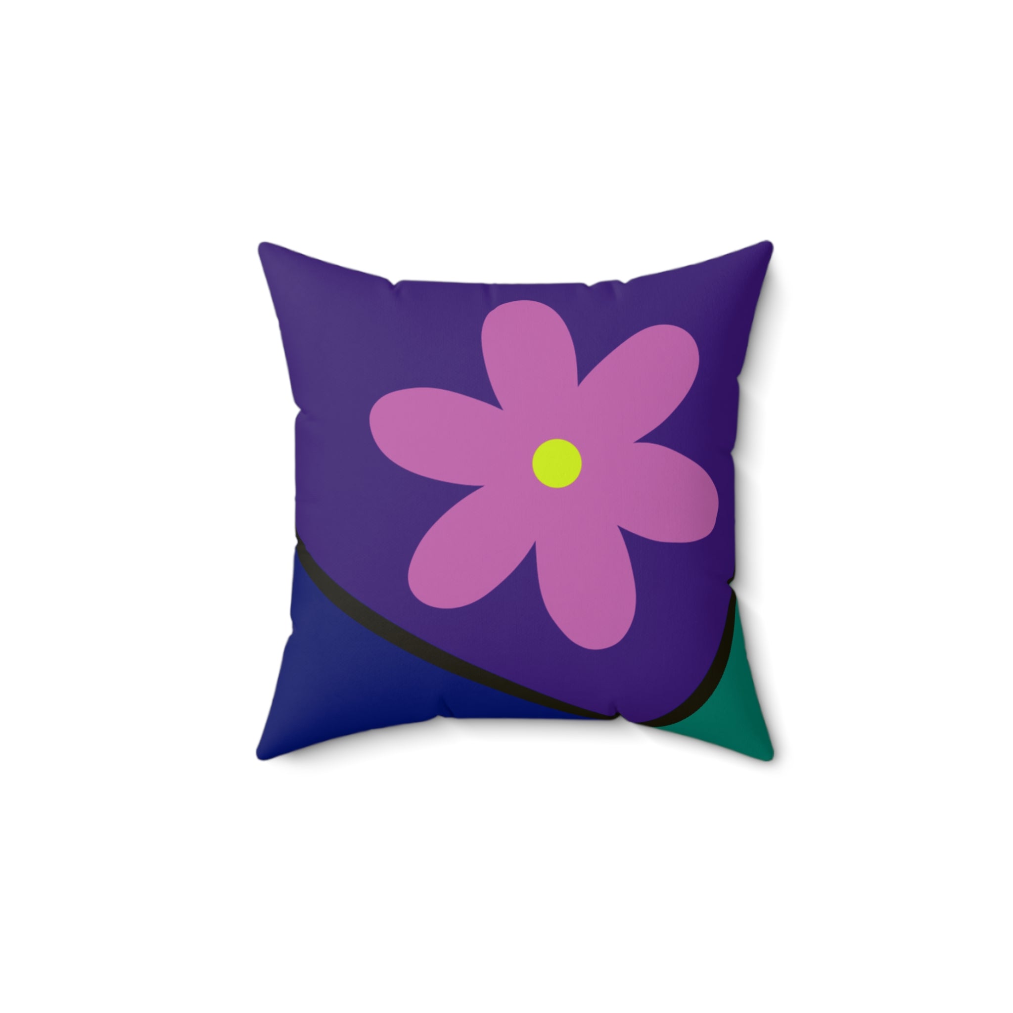 GRAPHIQUE DE FLEURS Square Pillow