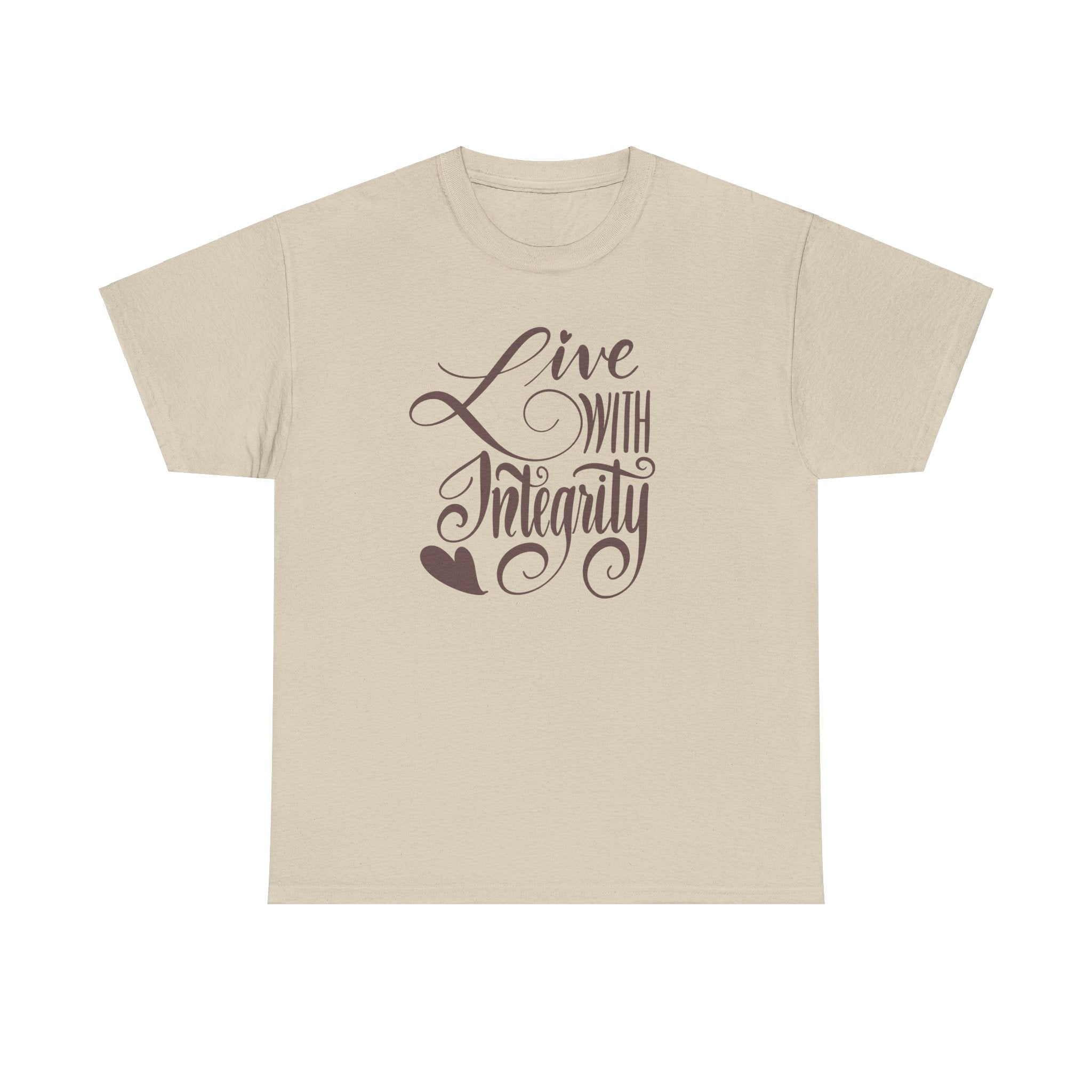 LIVE WITH INTEGRITY Unisex Heavy Cotton Tee