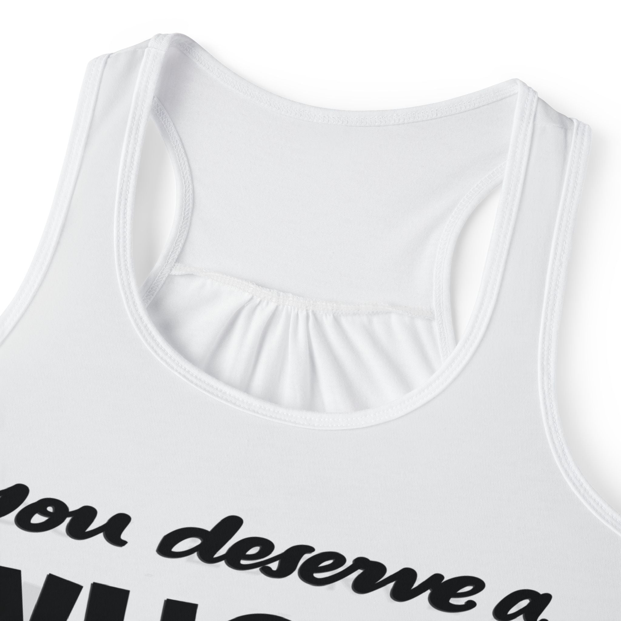 Inspirational Musical Women's Tank Top - "You Deserve a Whole Rest" - Relaxation Motivation Apparel