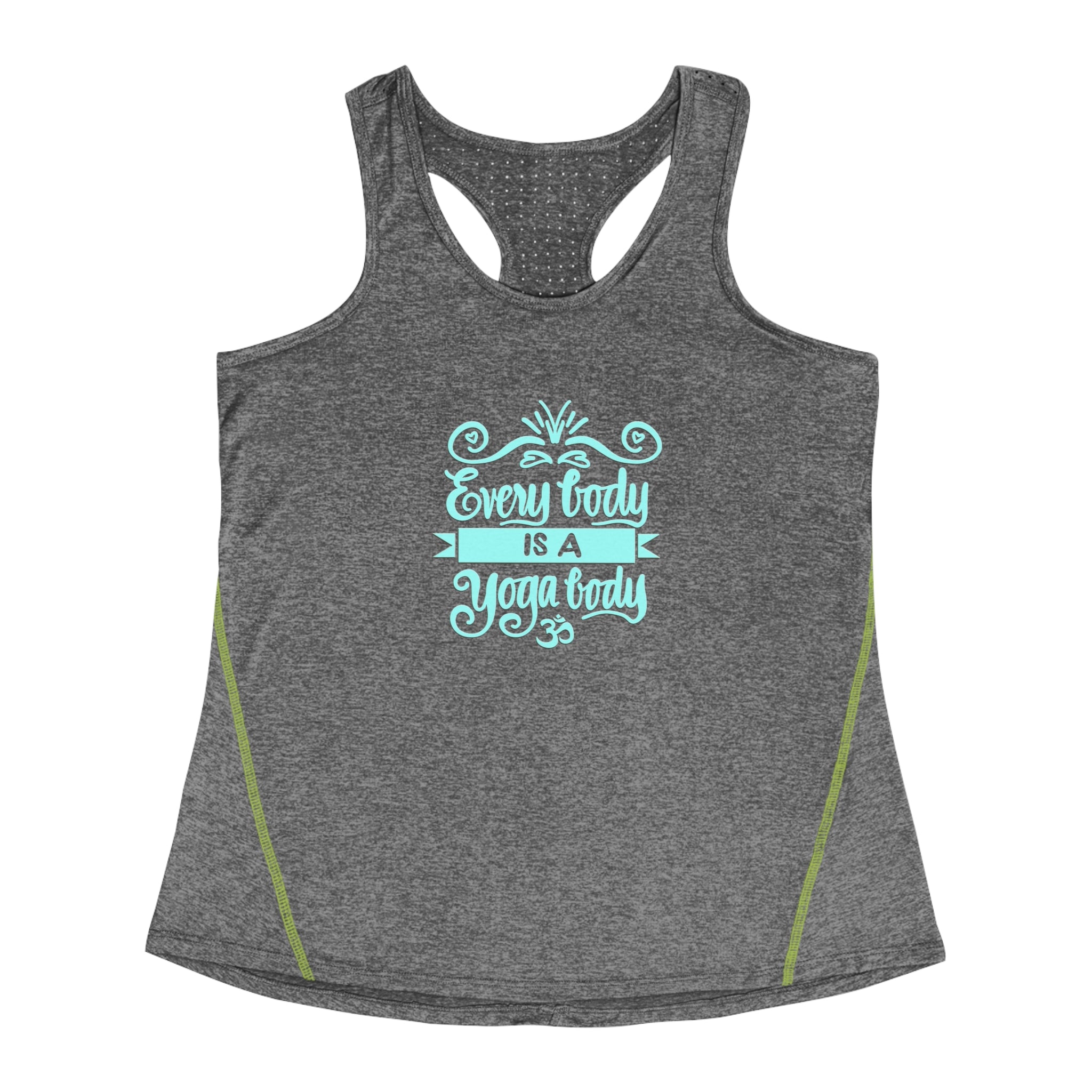 EVERY BODY IS A YOGA BODY Women's Racerback Sports Top