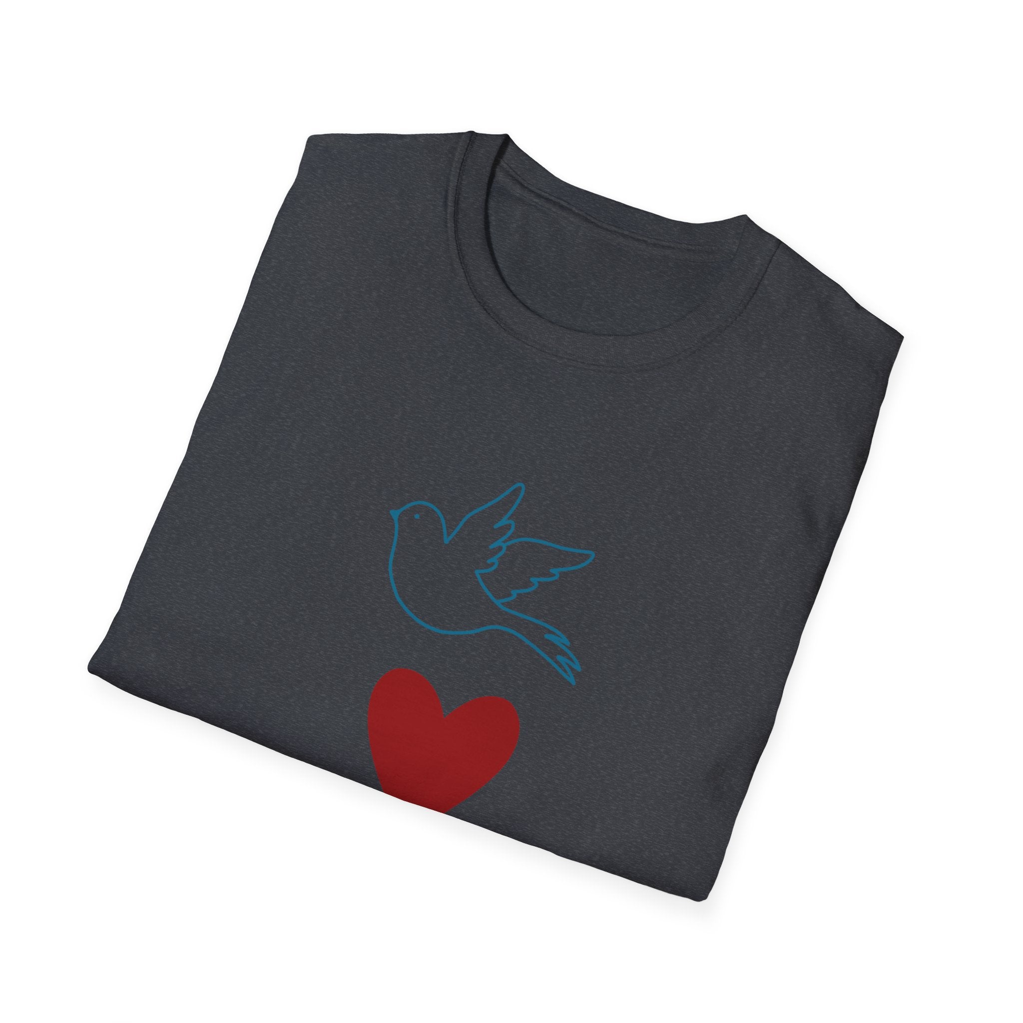 PEACE AND LOVE Unisex Softstyle T-Shirt