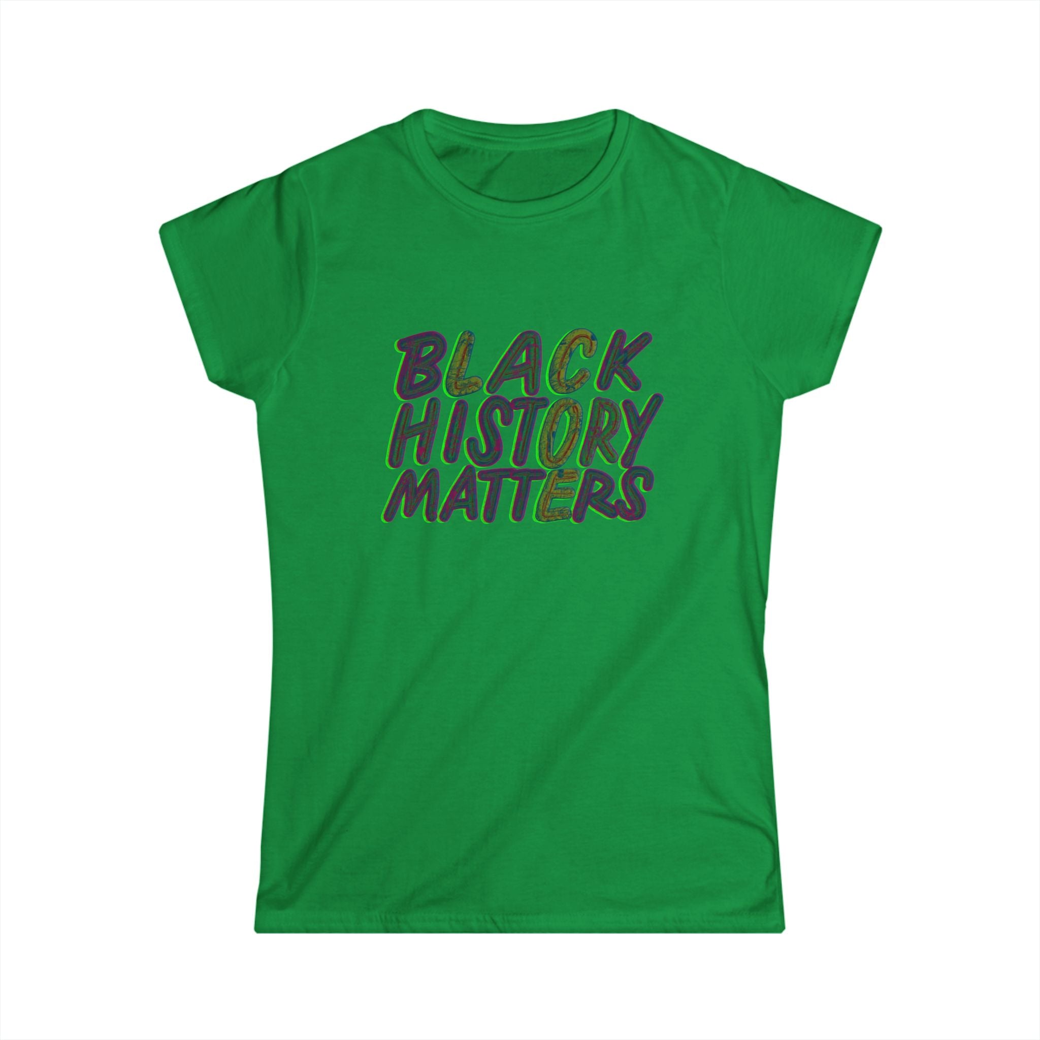 Black History Matters Women's Tee - Hand-Drawn and Hand-Lettered Design