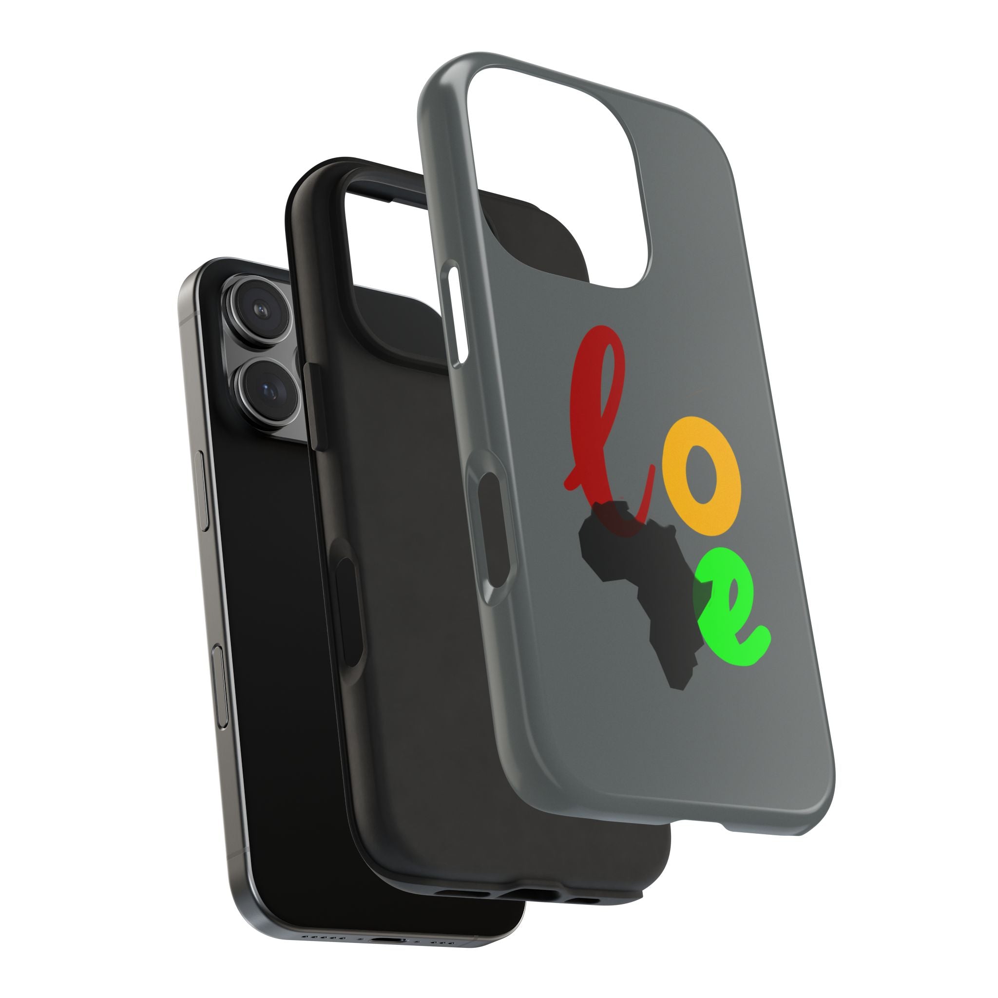 Colorful Love Africa Phone Case - Durable Tough Protection