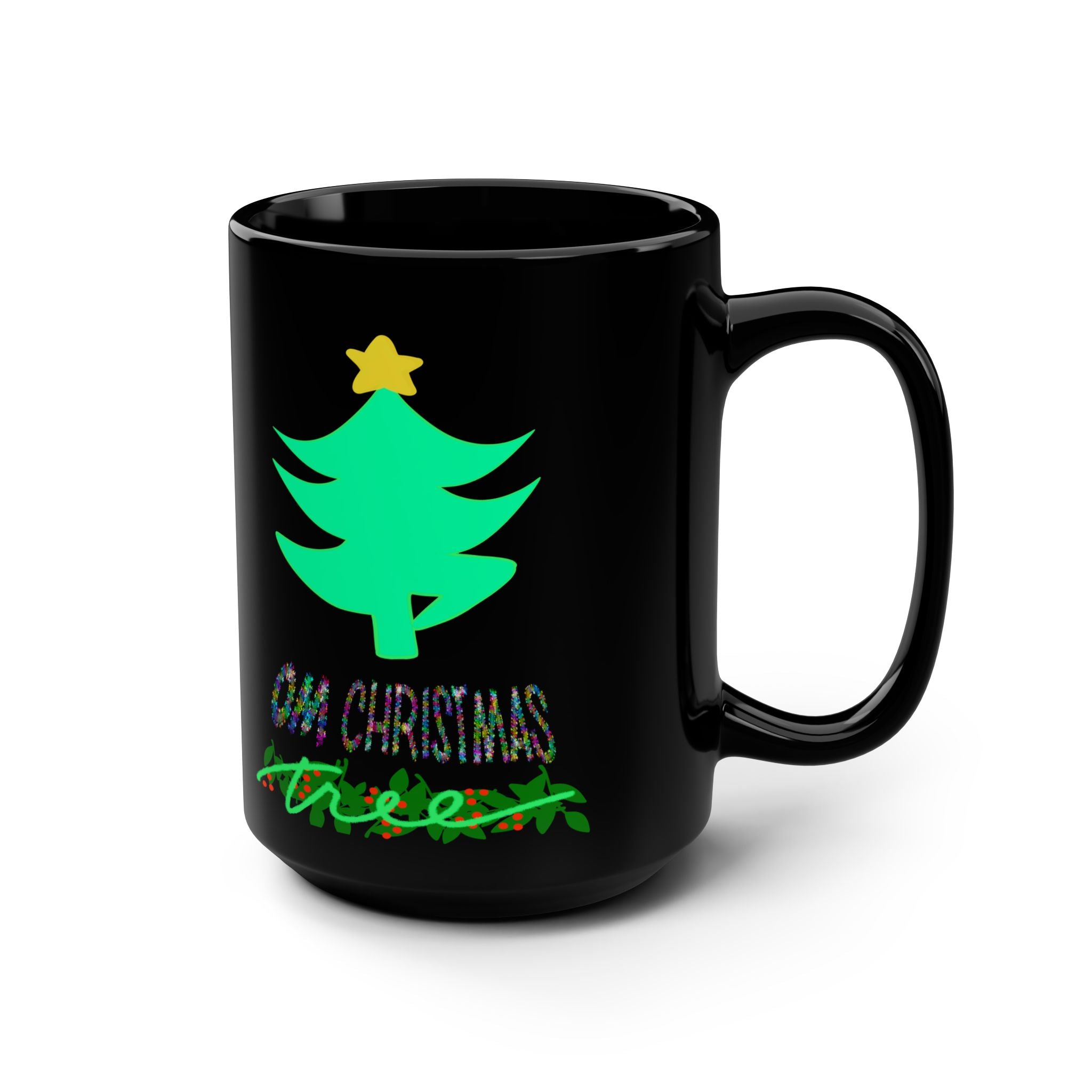 OM CHRISTMAS TREE Mug, 15oz