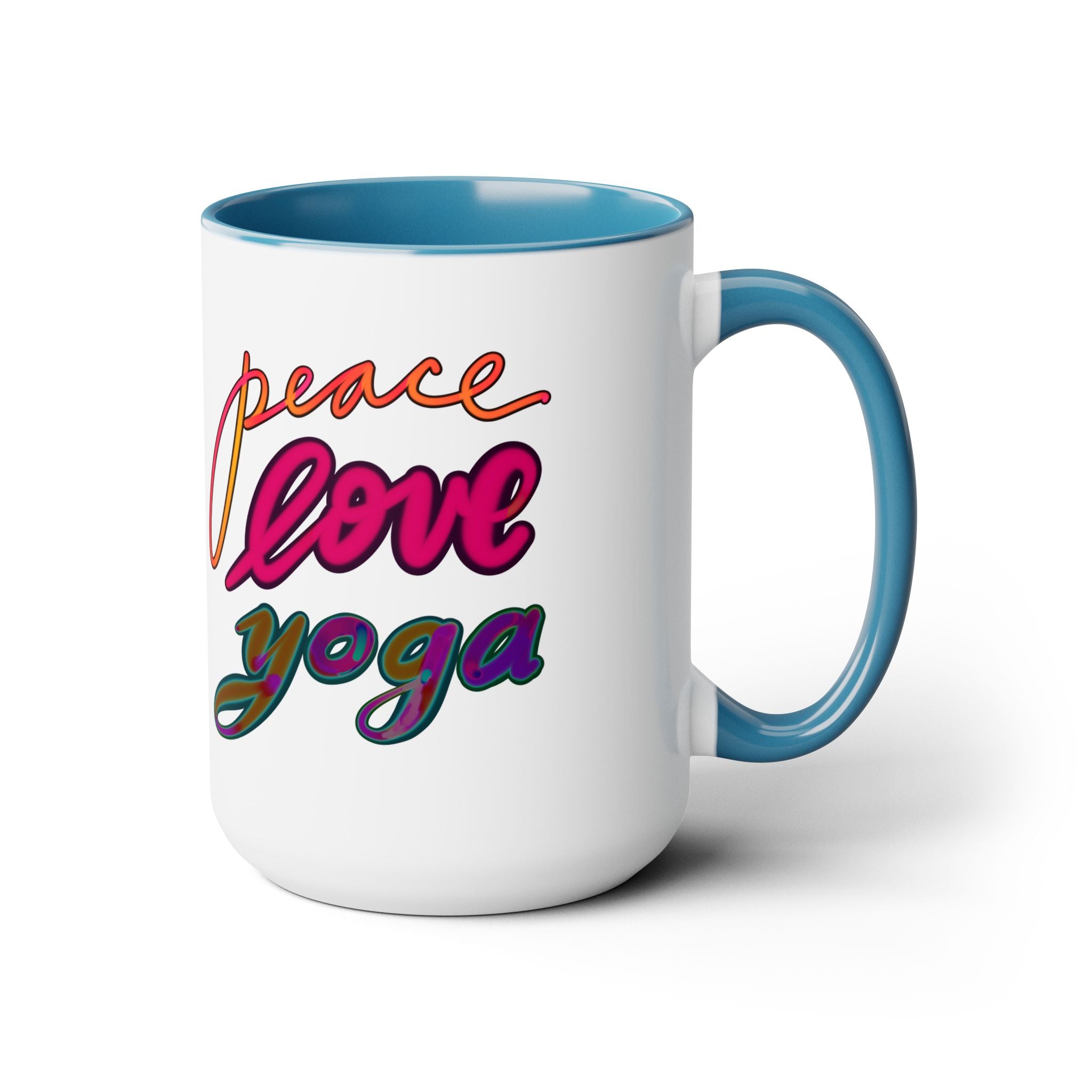 PEACE LOVE YOGA, 15oz