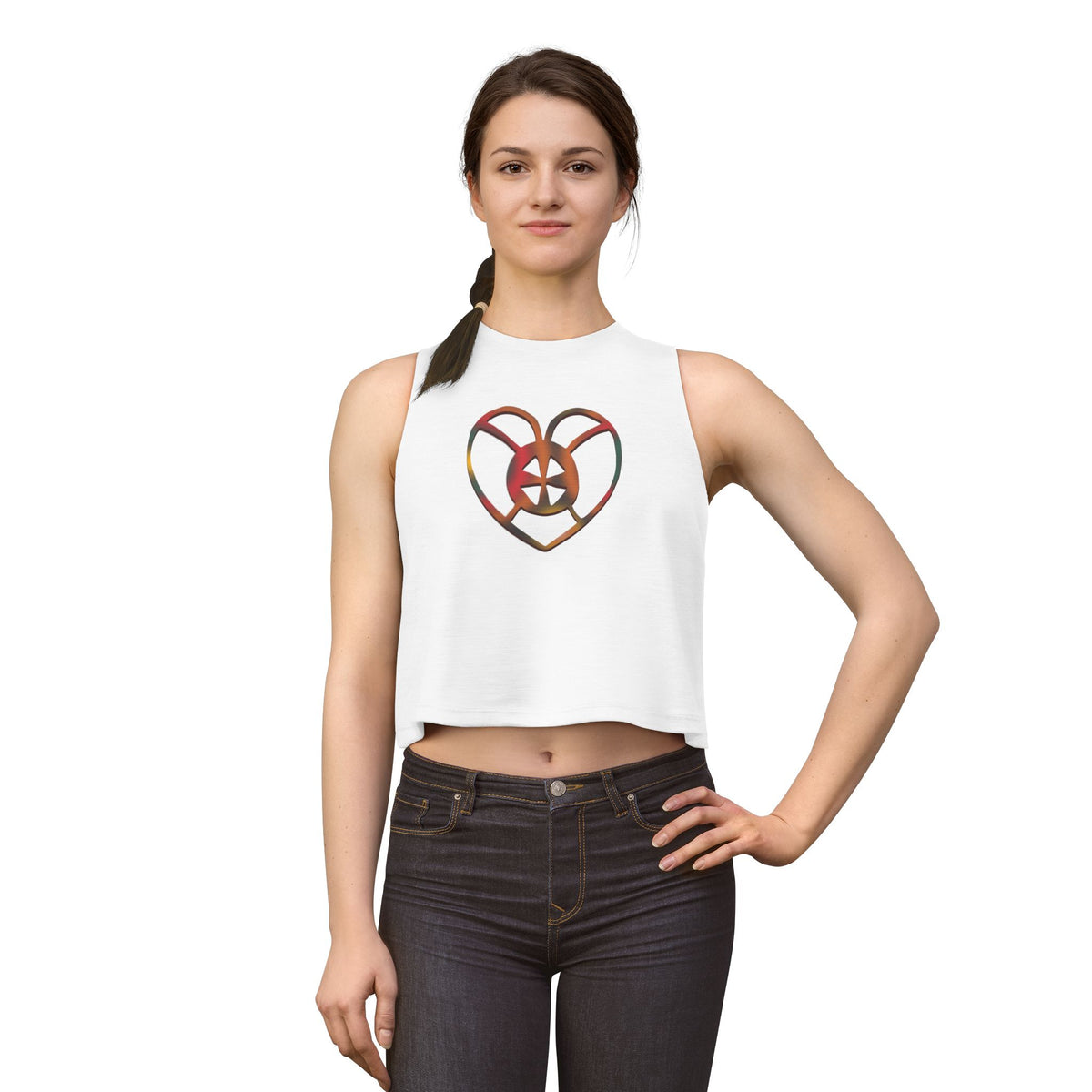 Heart Crop Top —Africana Love Tank