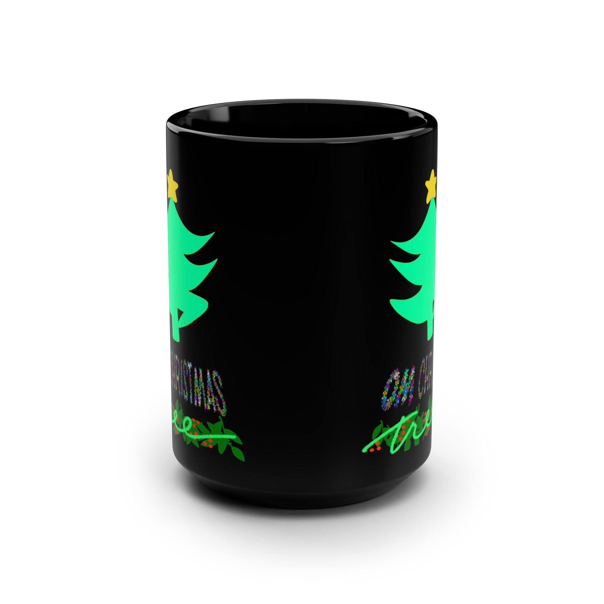 OM CHRISTMAS TREE Mug, 15oz