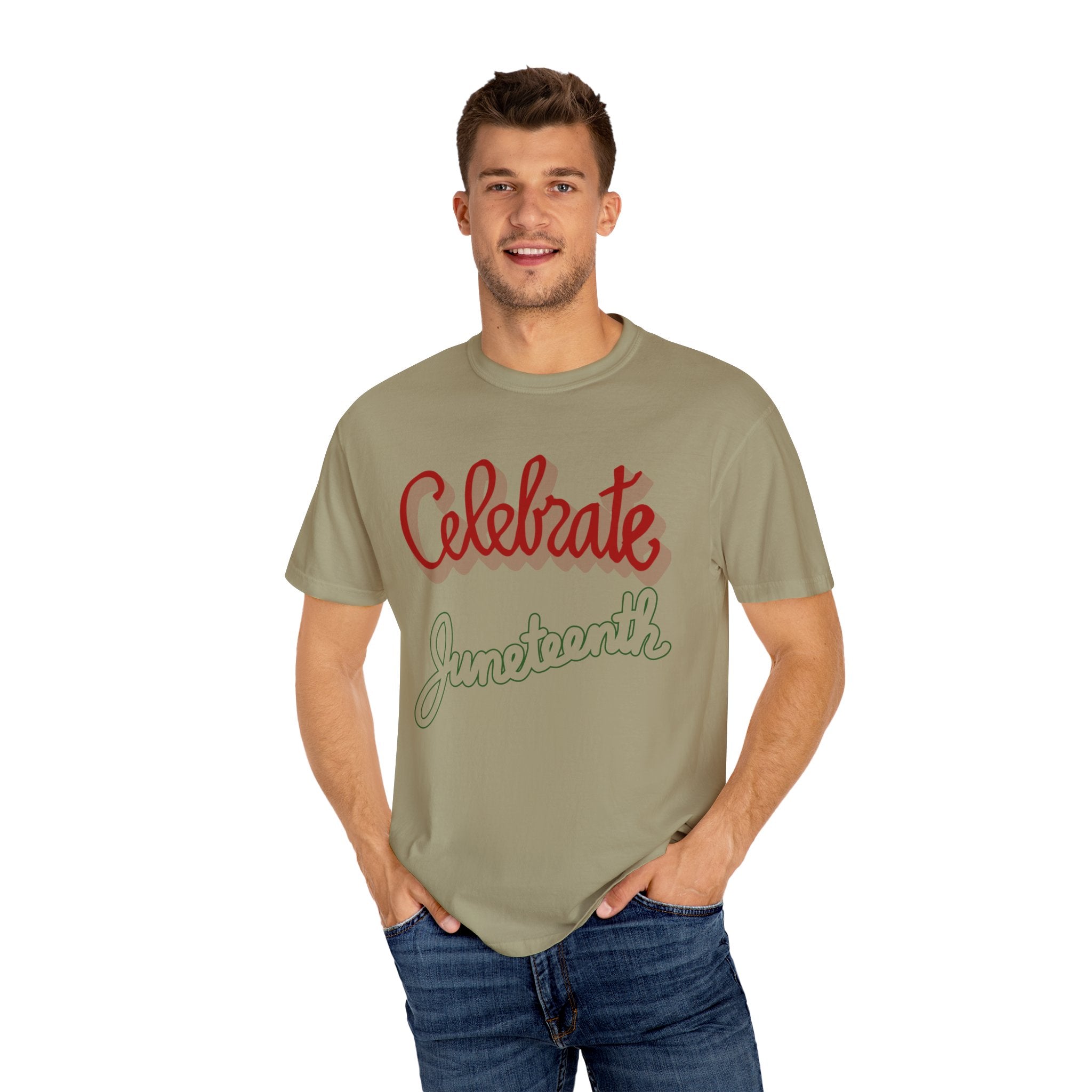 CELEBRATE JUNETEENTH Garment-Dyed T-shirt