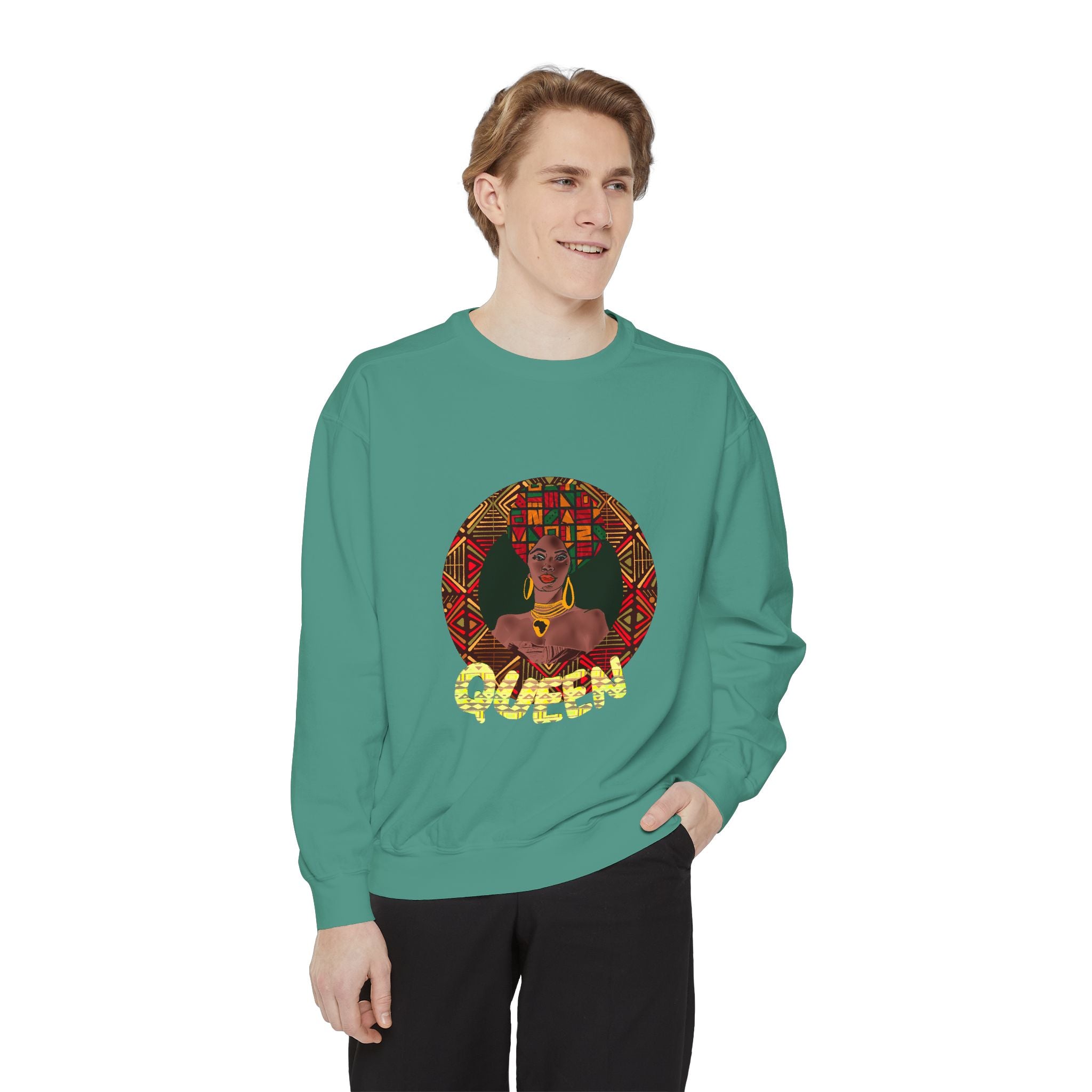 QUEEN Unisex Garment-Dyed Sweatshirt