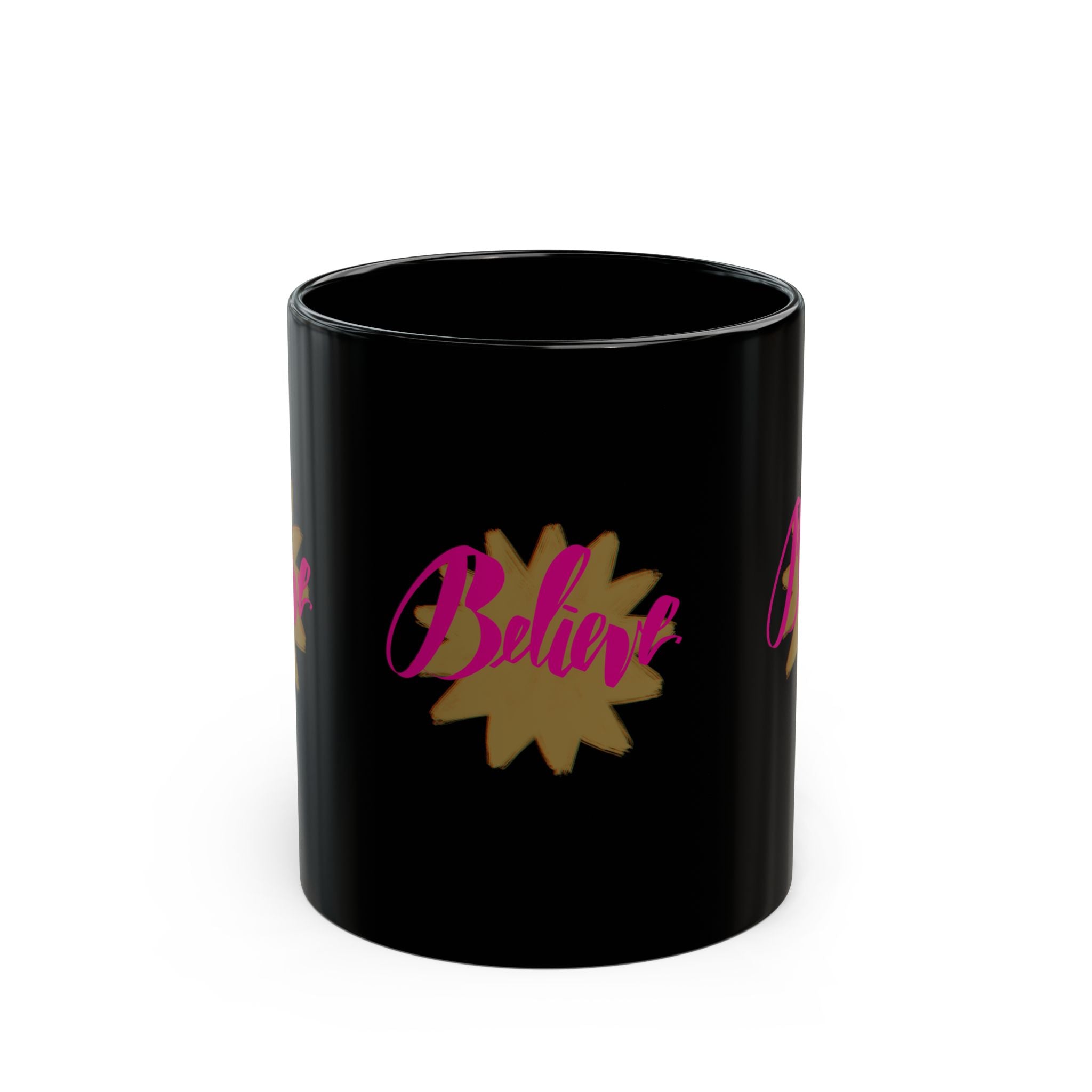 BELIEVE Black Mug (11oz)