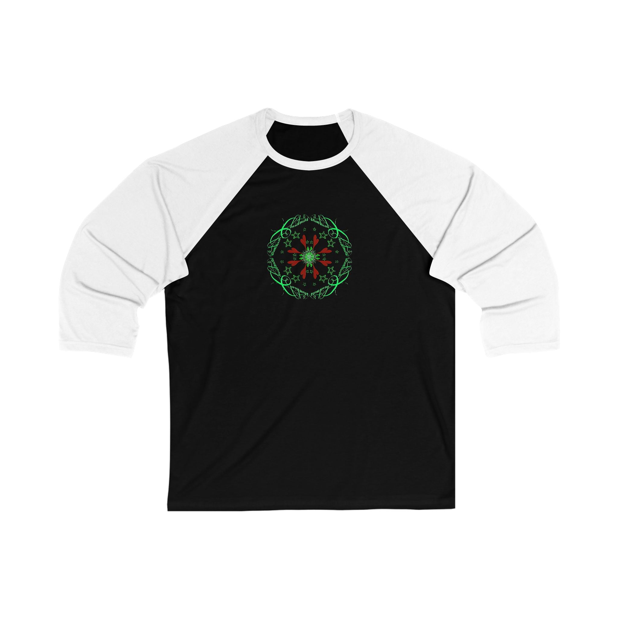 CHRISTMAS 3\4 Sleeve Baseball Tee