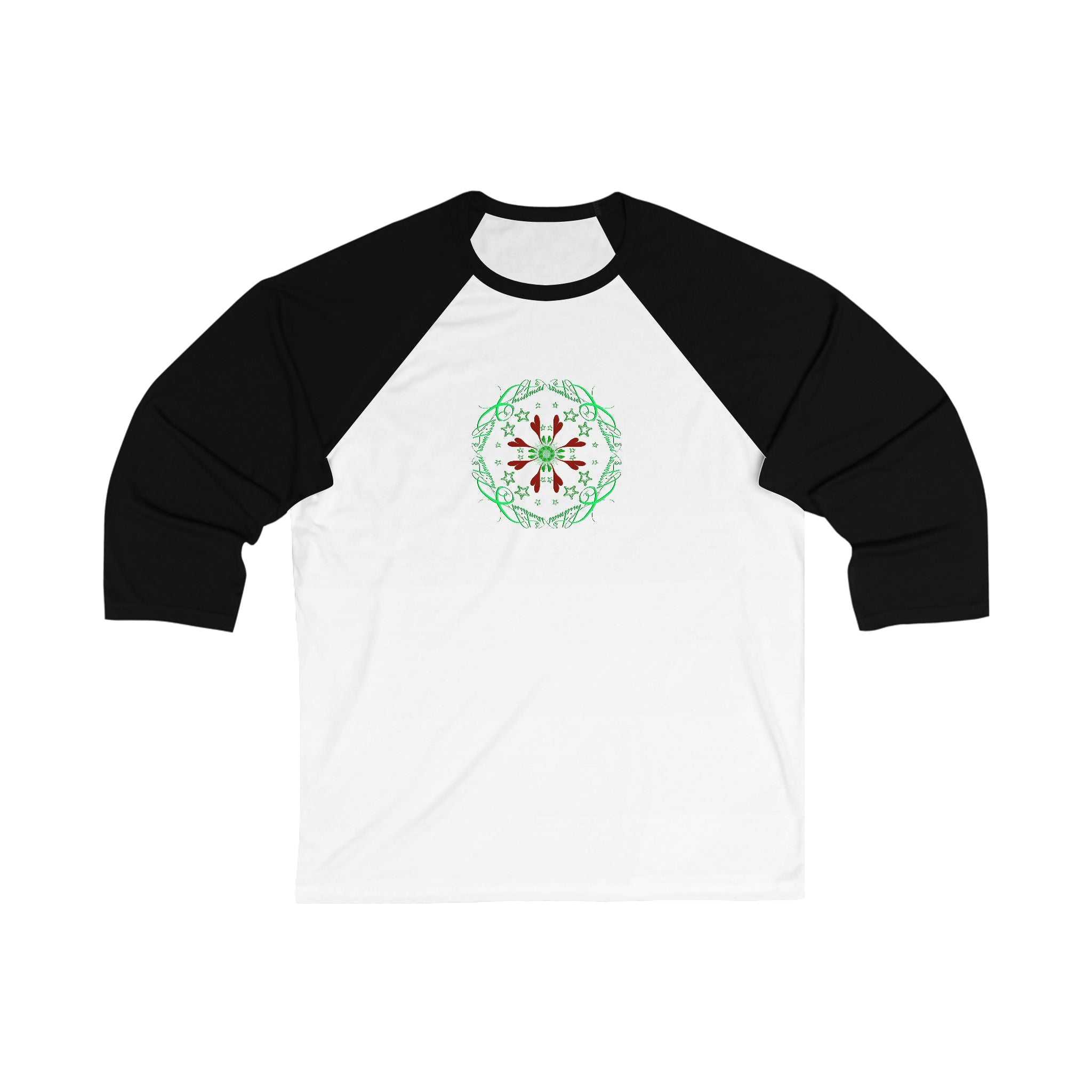 CHRISTMAS 3\4 Sleeve Baseball Tee