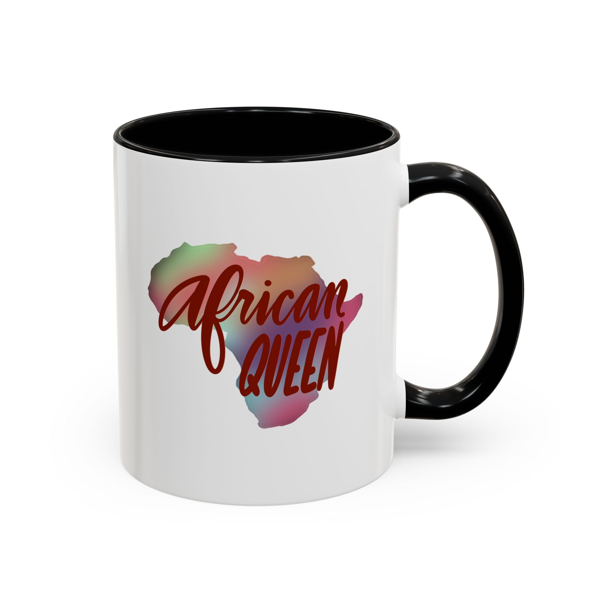 African Queen Accent Coffee Mug - Stylish Ceramic Cup