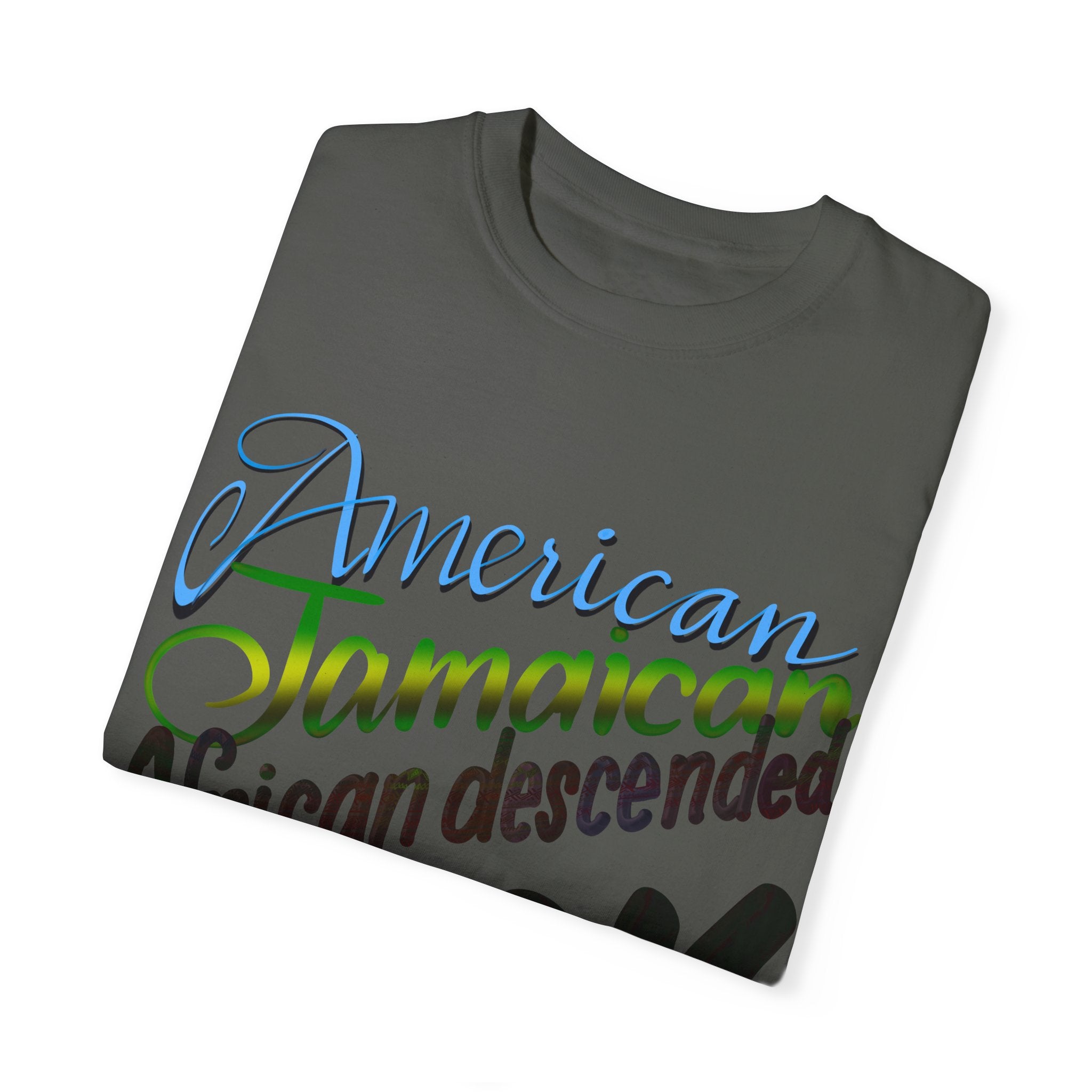 AMERICAN/JAMAICAN etc Unisex Garment-Dyed T-shirt