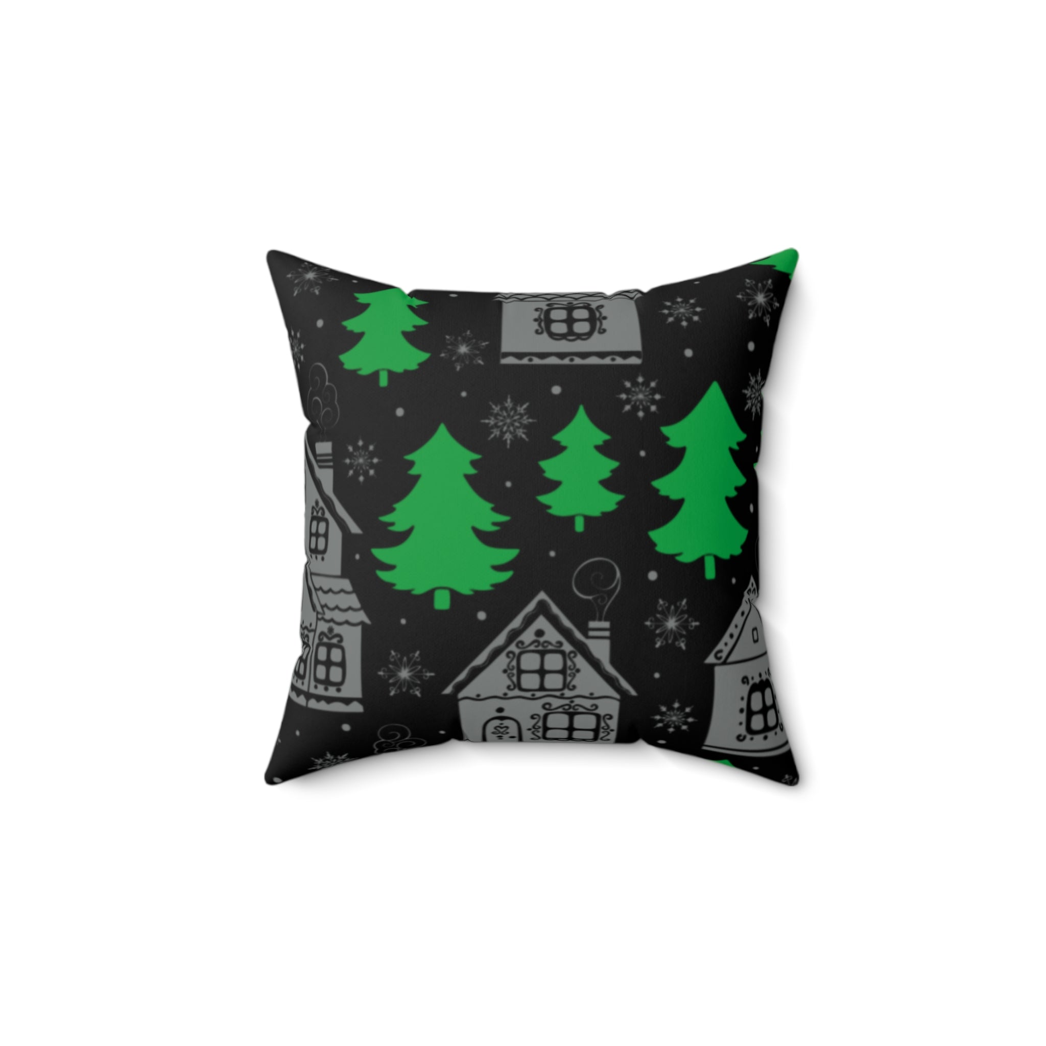 COLD WINTER’S NIGHT Square Pillow