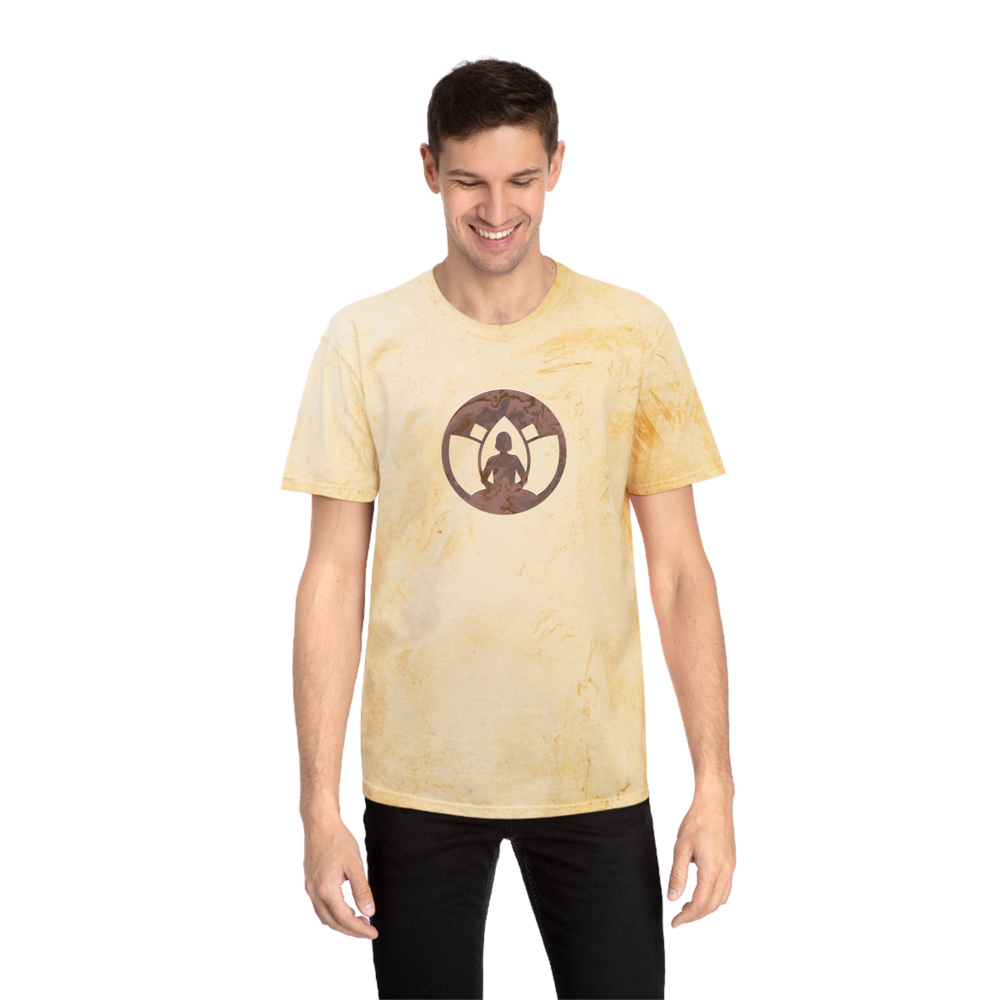 Tie-Dye Color Blast T-Shirt - Relaxed Fit & Spiritual Design