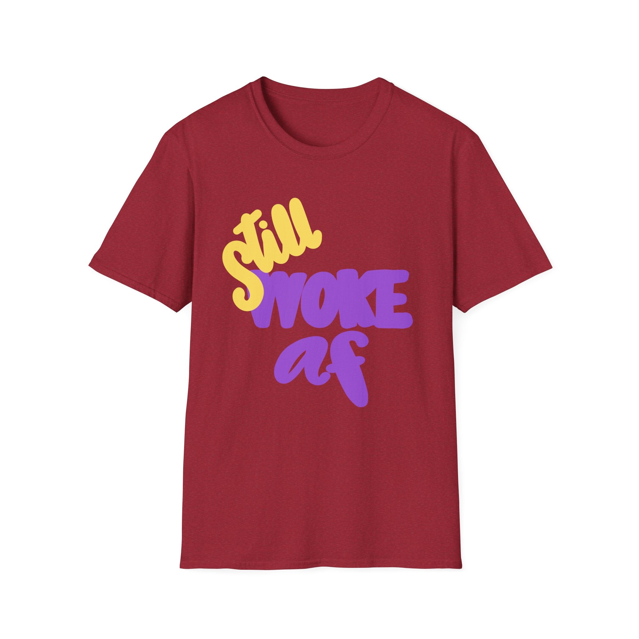 Still Woke AF Unisex Softstyle T-Shirt | Trendy Streetwear for Casual Vibes