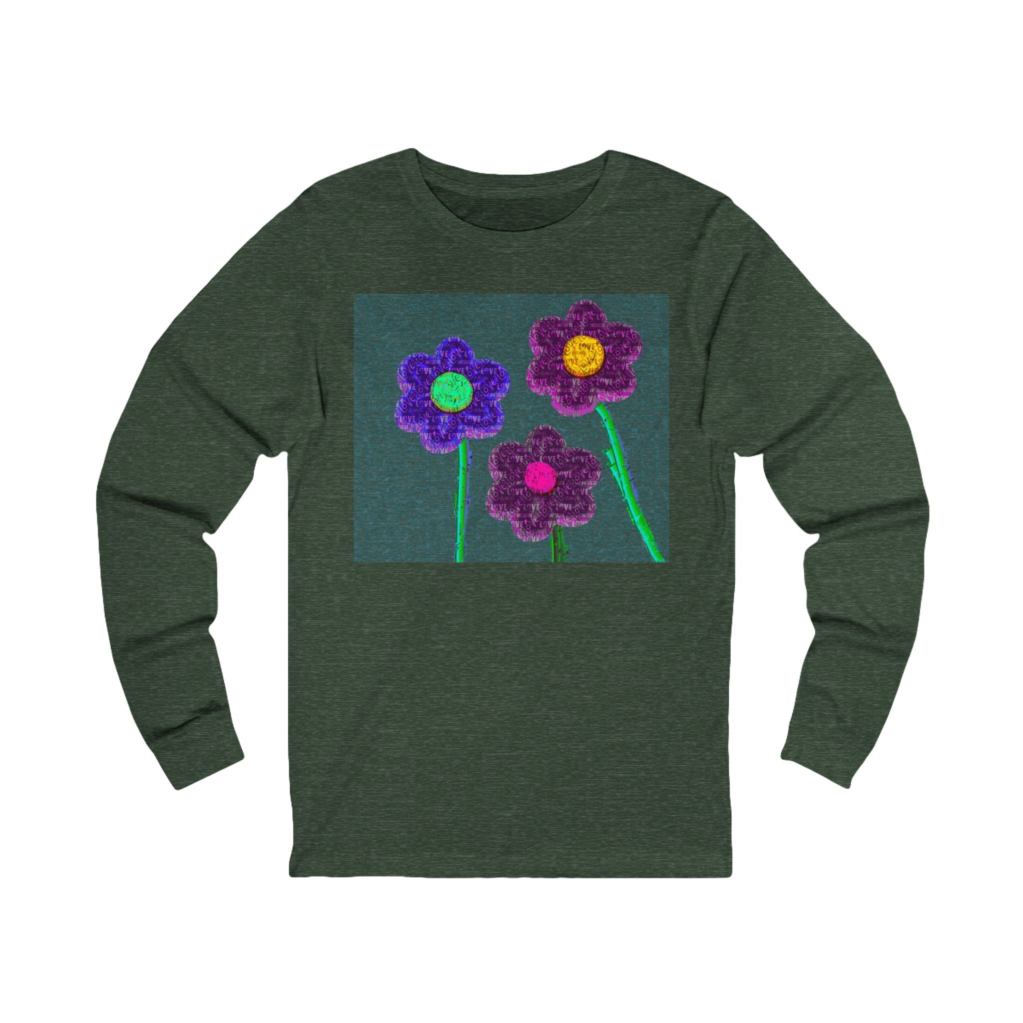 ME ENCANTA LAS FLORES Long Sleeve Tee