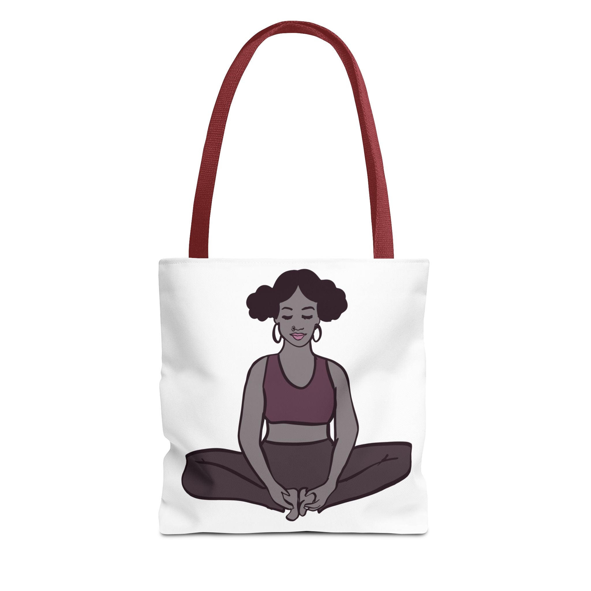 Mindfulness Tote Bag - Yoga Design for Calm & Zen