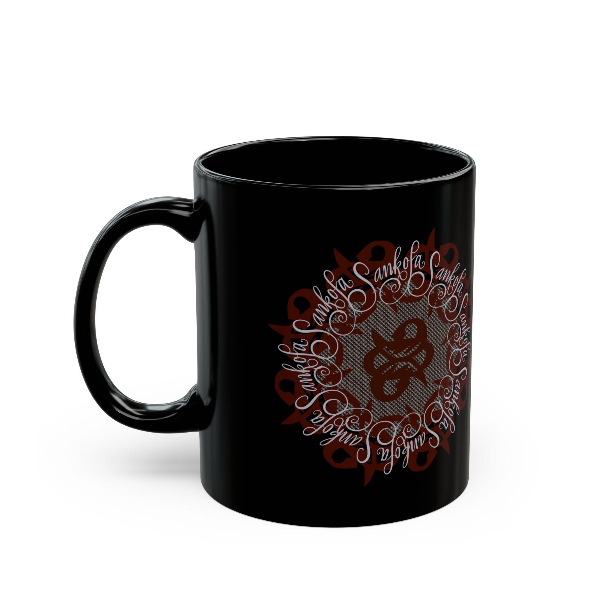 SANKOFA Black Mug (11oz)