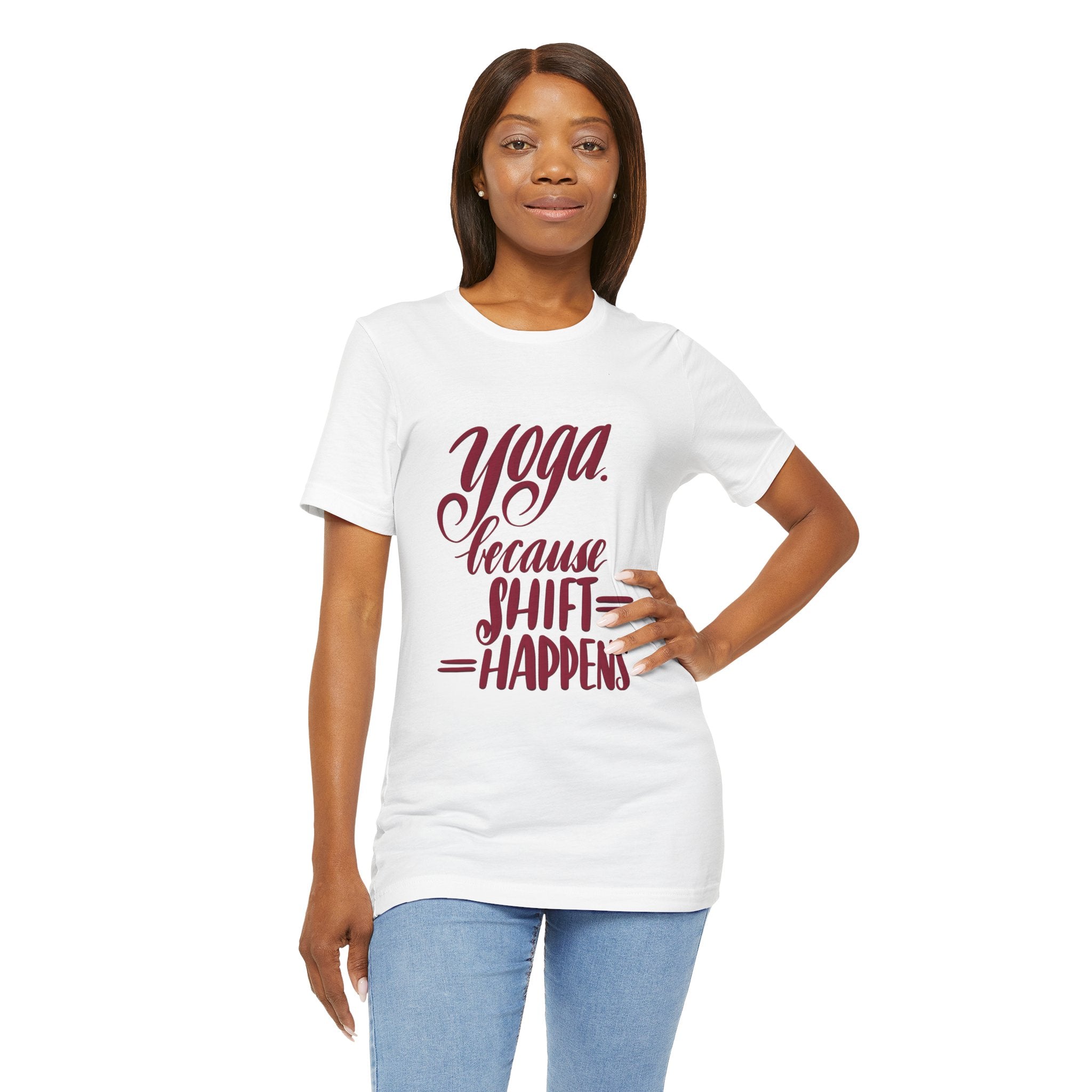 SHIFT HAPPENS Unisex Jersey Short Sleeve Tee