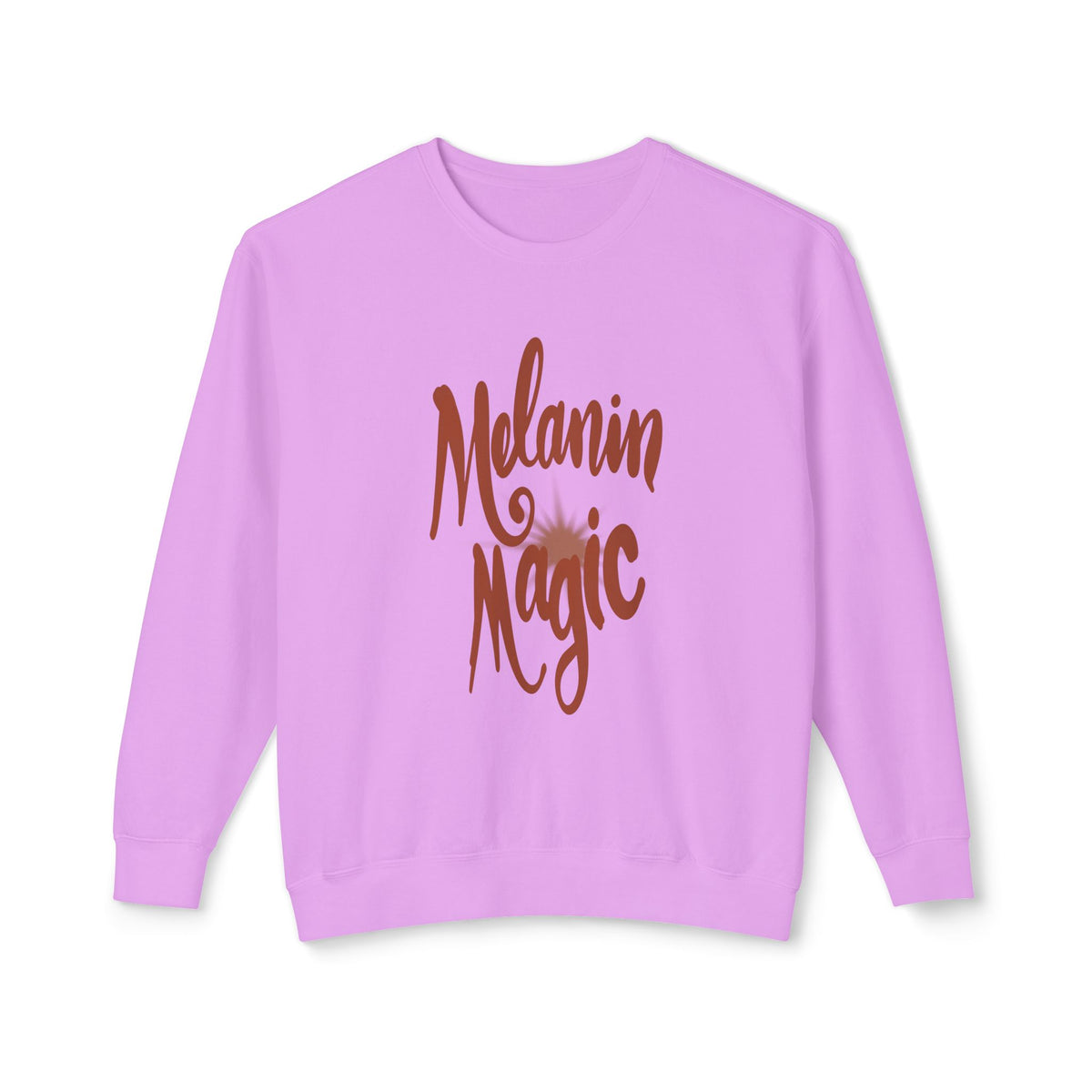 Melanin Magic Crewneck Sweatshirt — Comfort Fit Inspirational Graphic