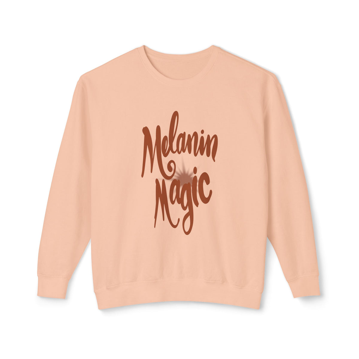Melanin Magic Crewneck Sweatshirt — Comfort Fit Inspirational Graphic