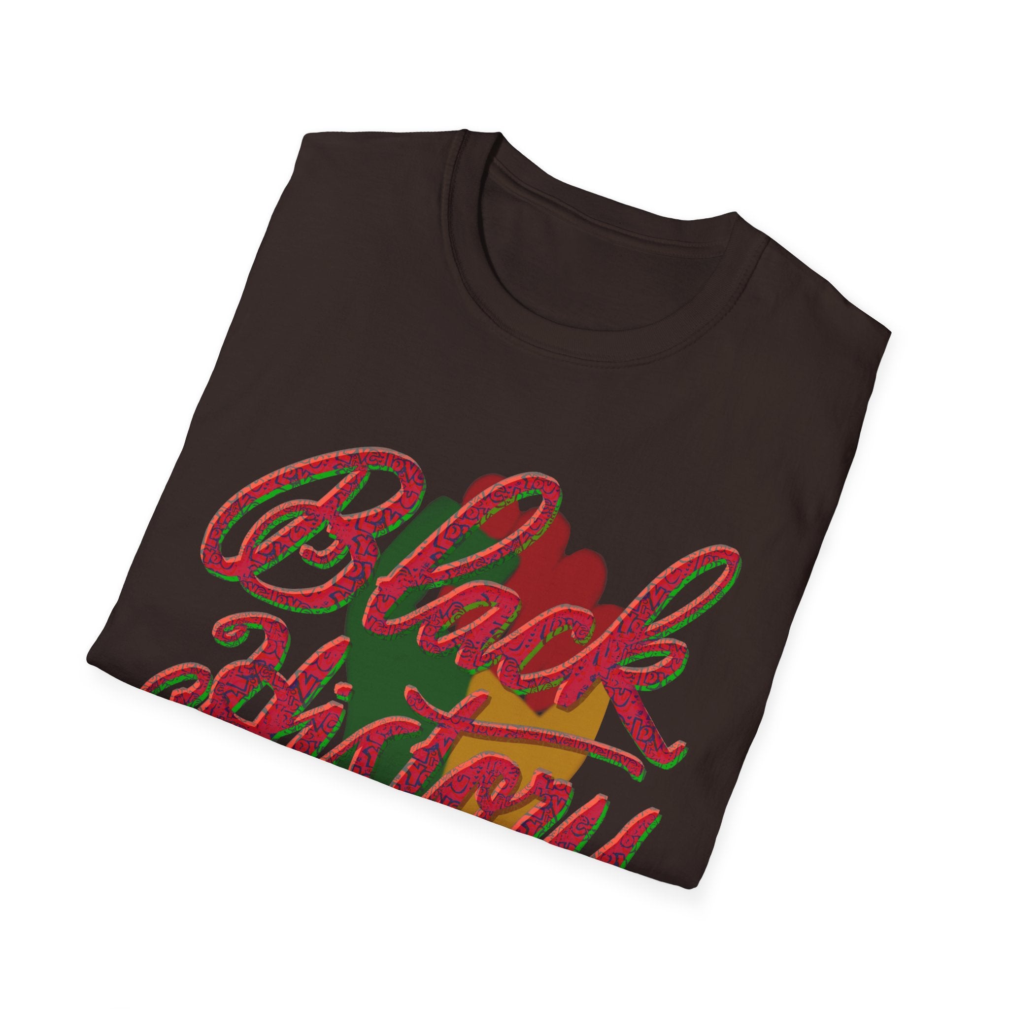 Black History Month Calligraphy T-Shirt