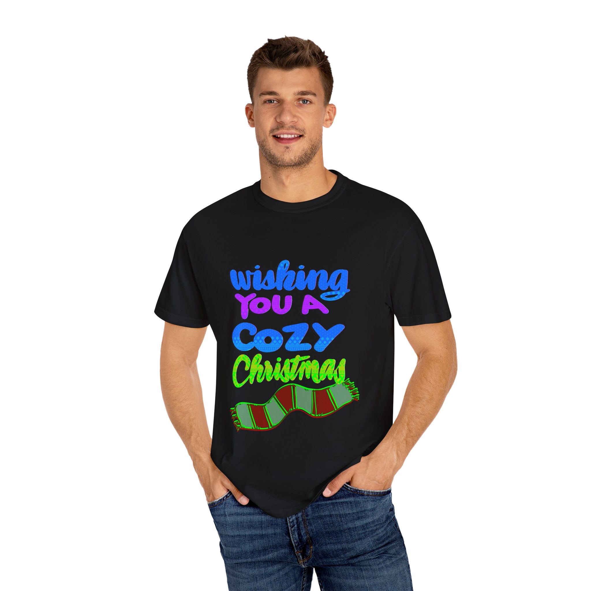 COZY CHRISTMAS Unisex Garment-Dyed T-shirt