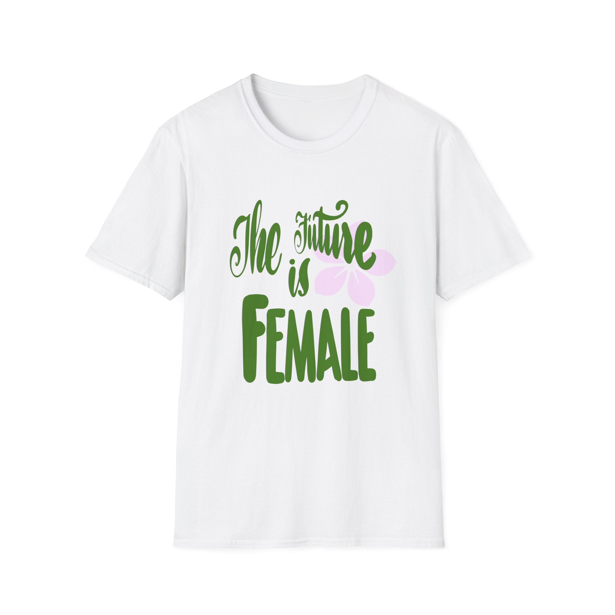 The Future is Female Unisex Softstyle T-Shirt - Empowering Feminist Tee