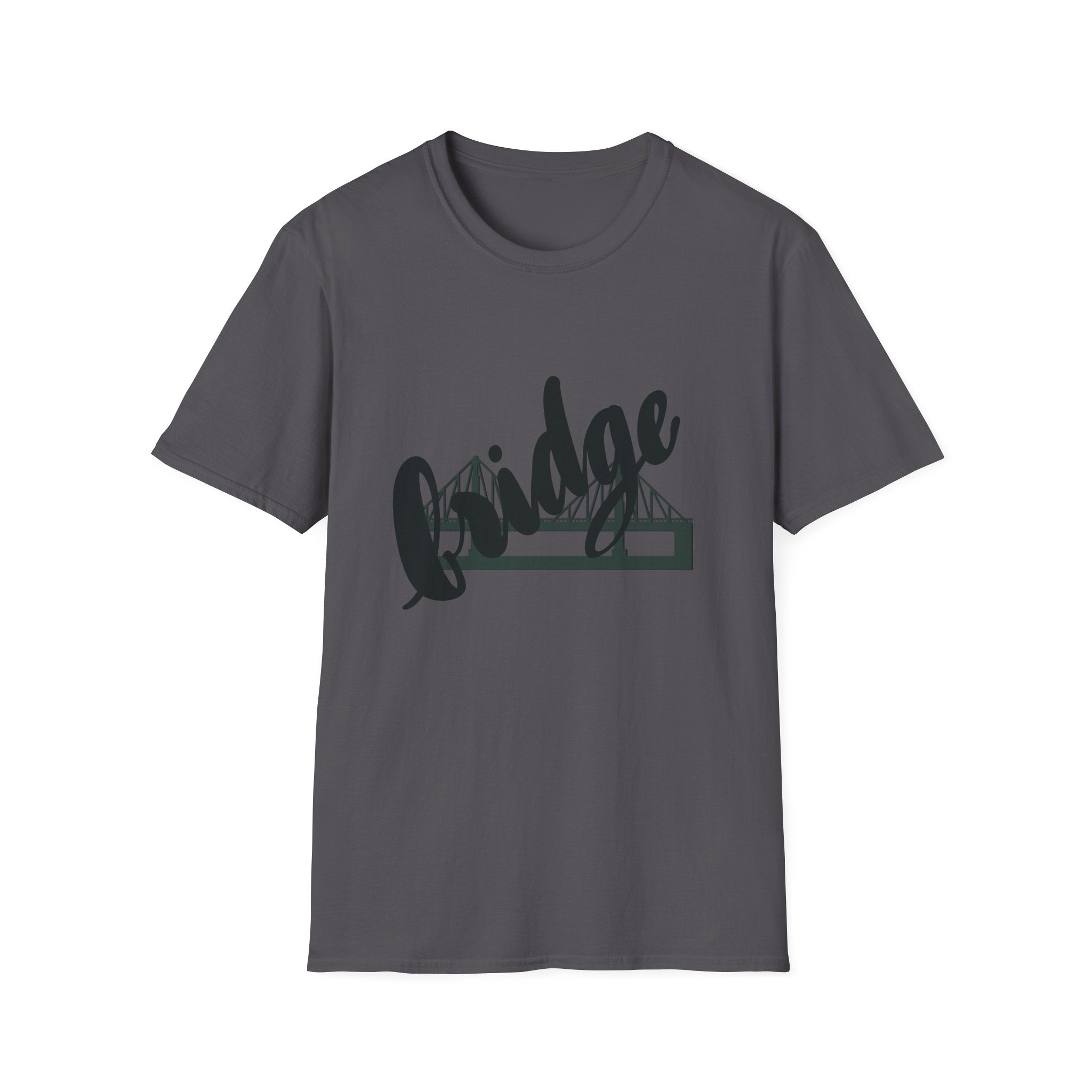 Trendy Bridge Graphic Unisex Softstyle T-Shirt - Casual Streetwear