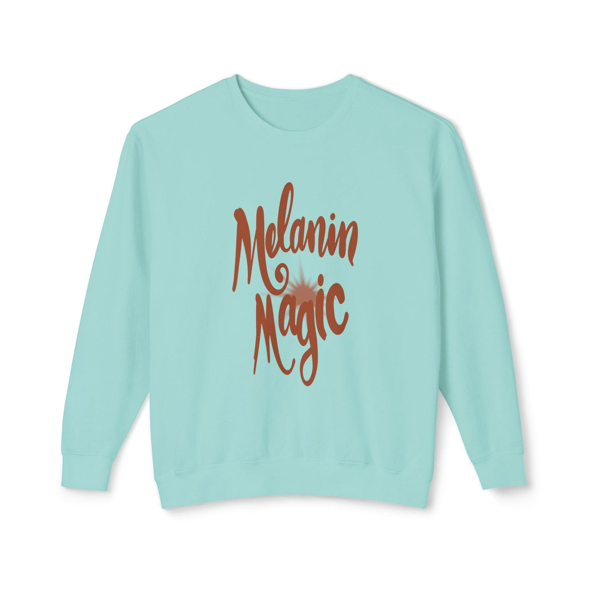 Melanin Magic Crewneck Sweatshirt — Comfort Fit Inspirational Graphic