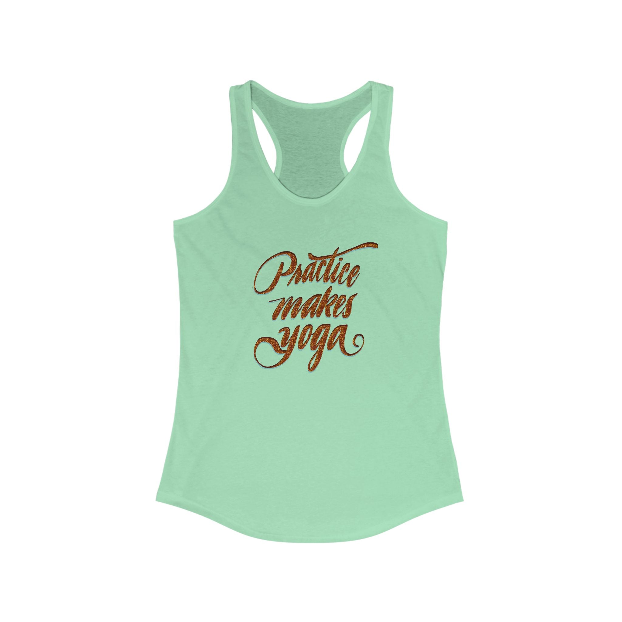 Women's Yoga Inspirational Racerback Tank, Fitness Shirt, Workout Top, Gift for Yogis, Activewear, Summer Essentials