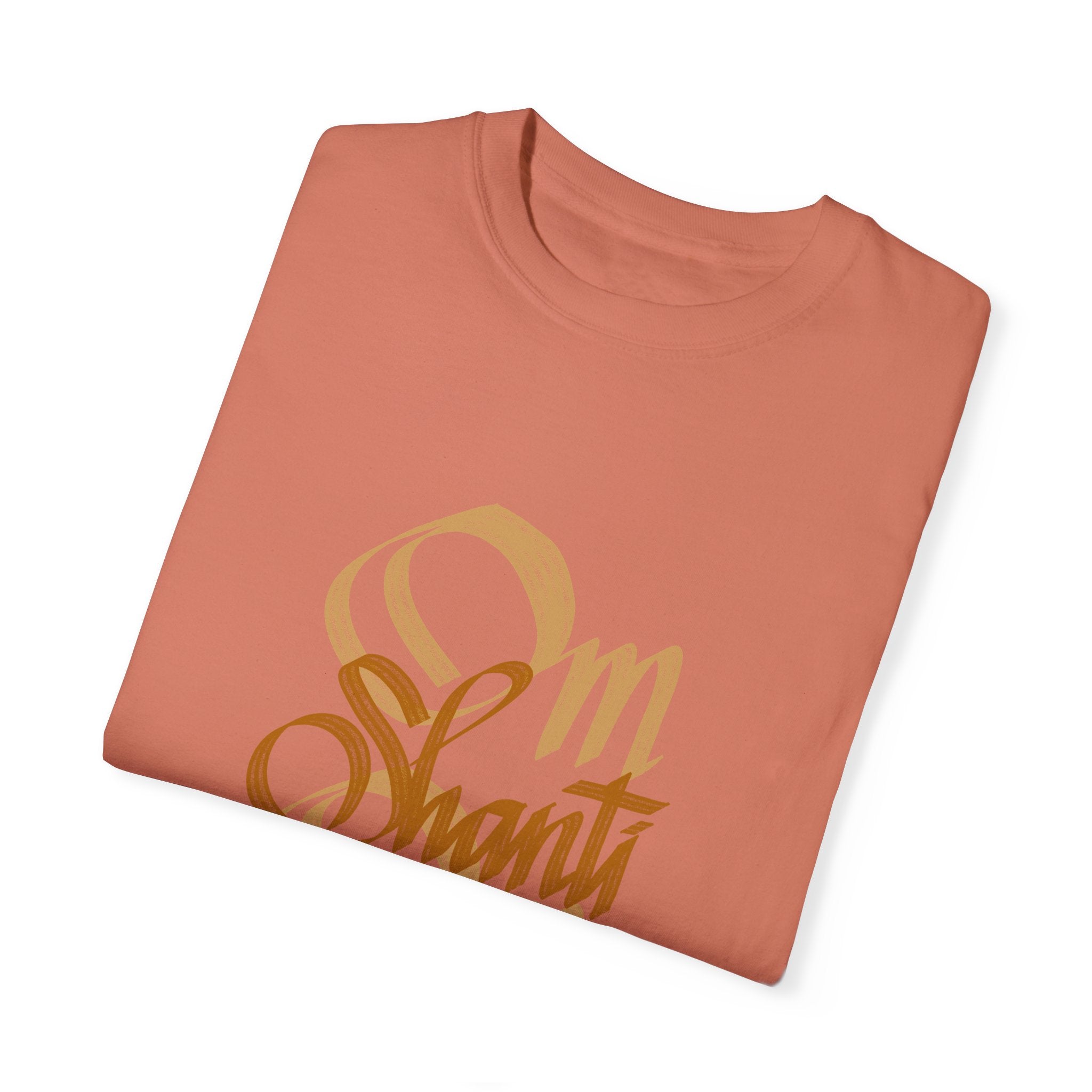 OM SHANTI OM Unisex Garment-Dyed T-shirt