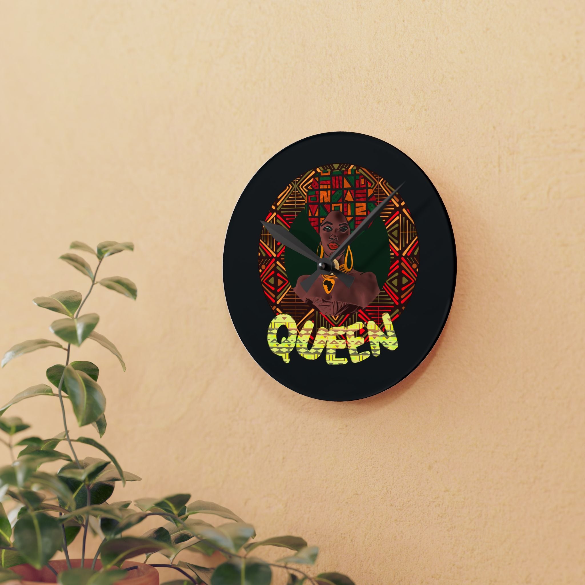 QUEEN Acrylic Wall Clock