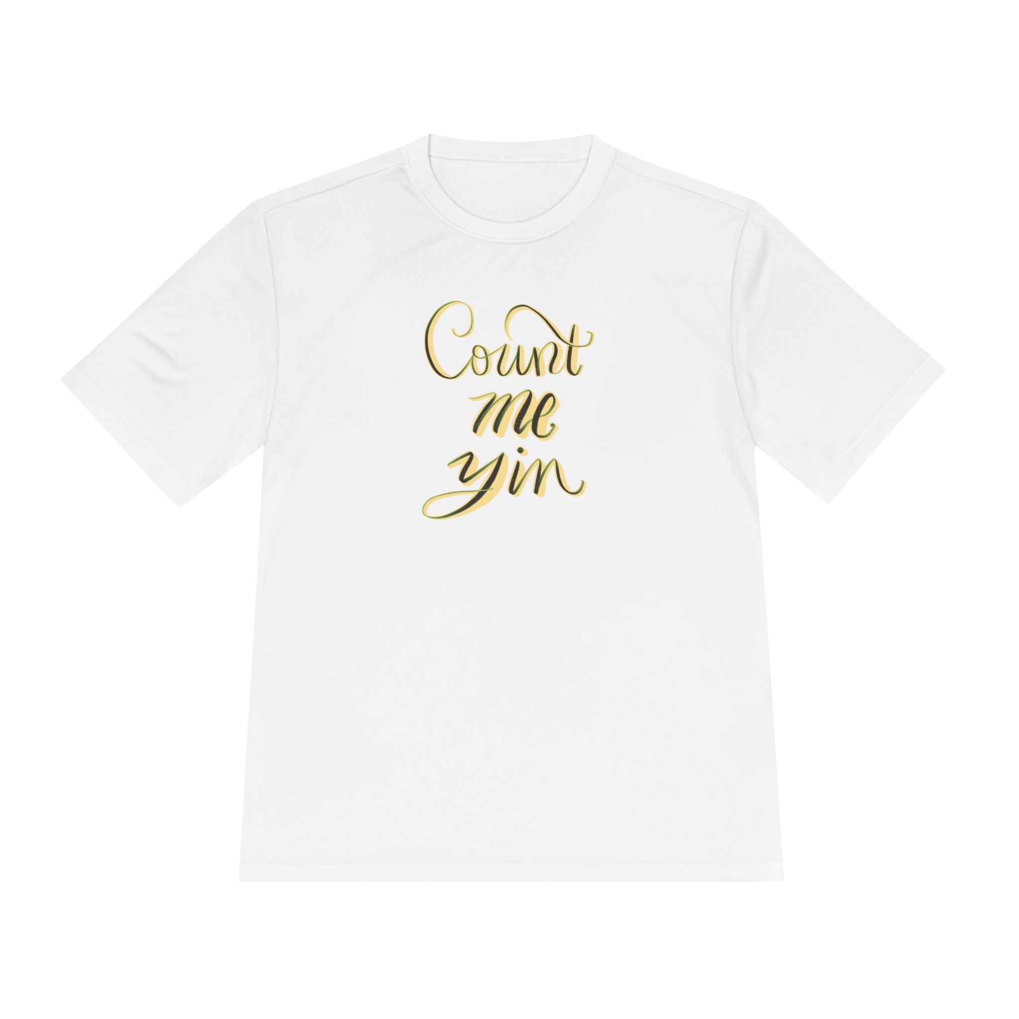 COUNT ME YIN Unisex Moisture Wicking Tee