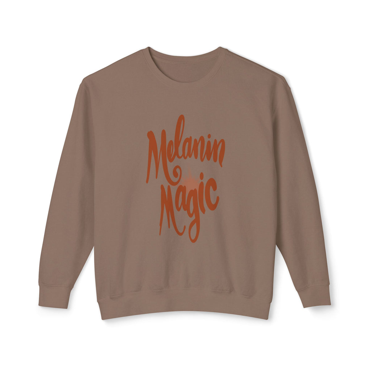 Melanin Magic Crewneck Sweatshirt — Comfort Fit Inspirational Graphic