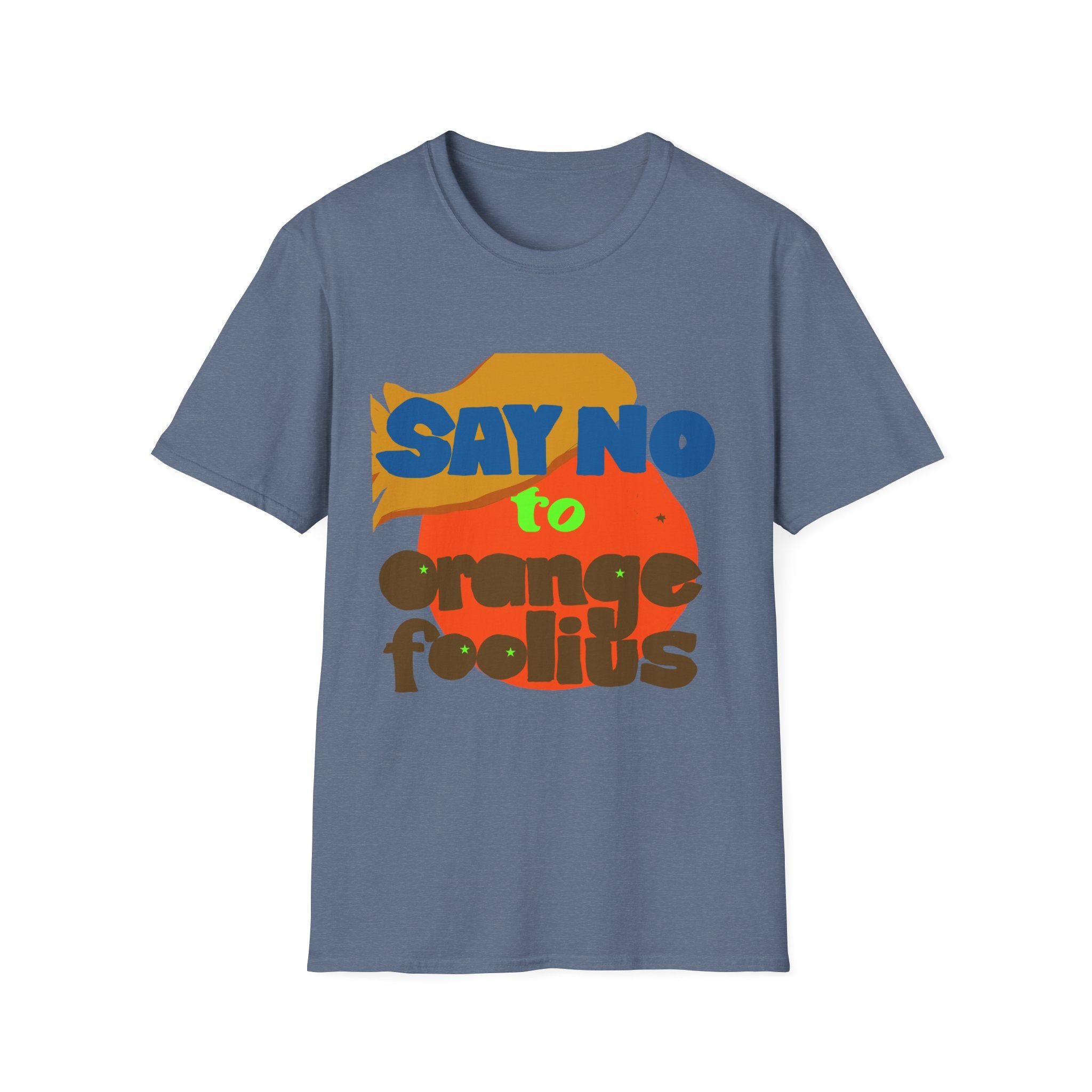 ORANGE FOOLIUS HAND-DRAWN TEE