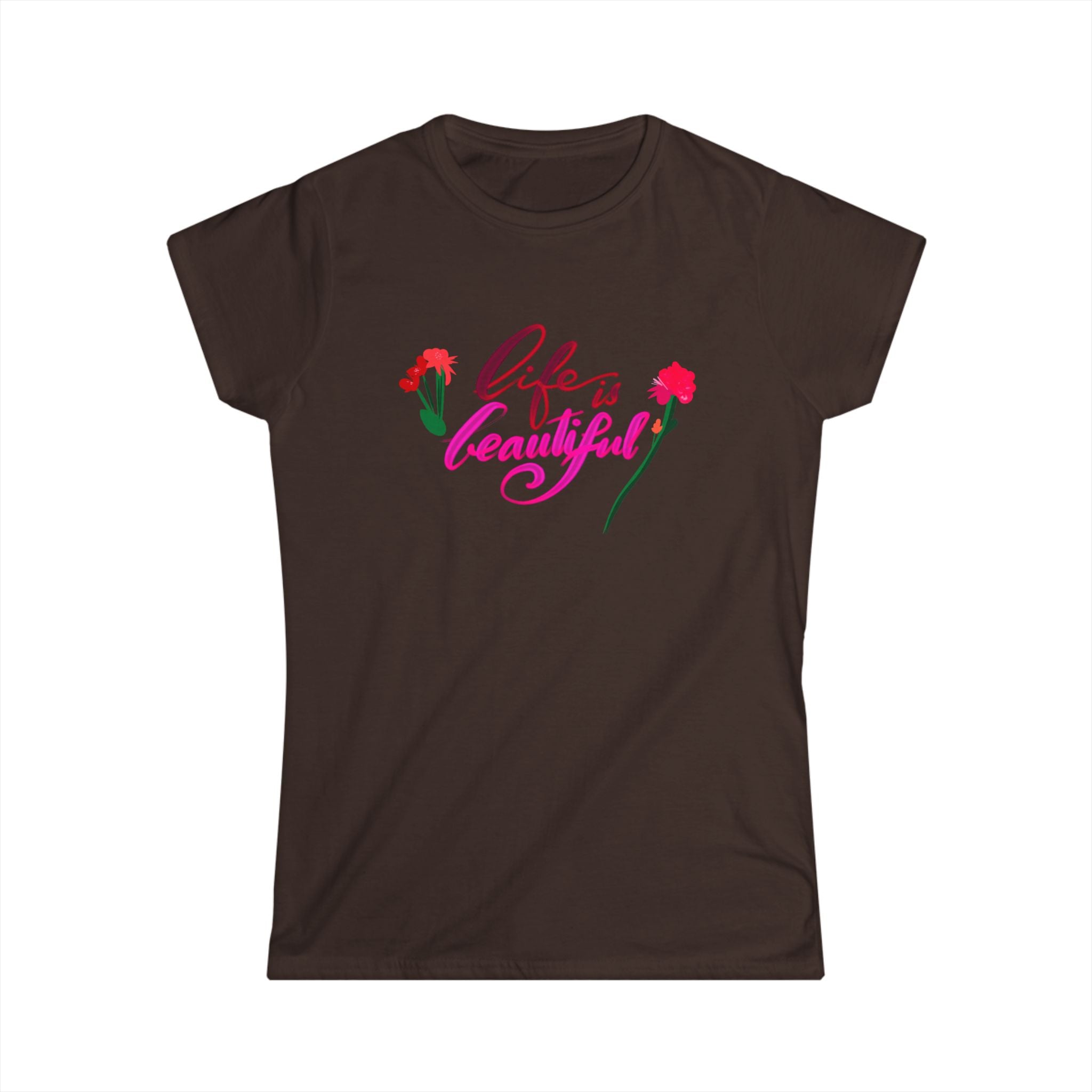 LIFE IS BEAUTIFUL Women's Softstyle Tee