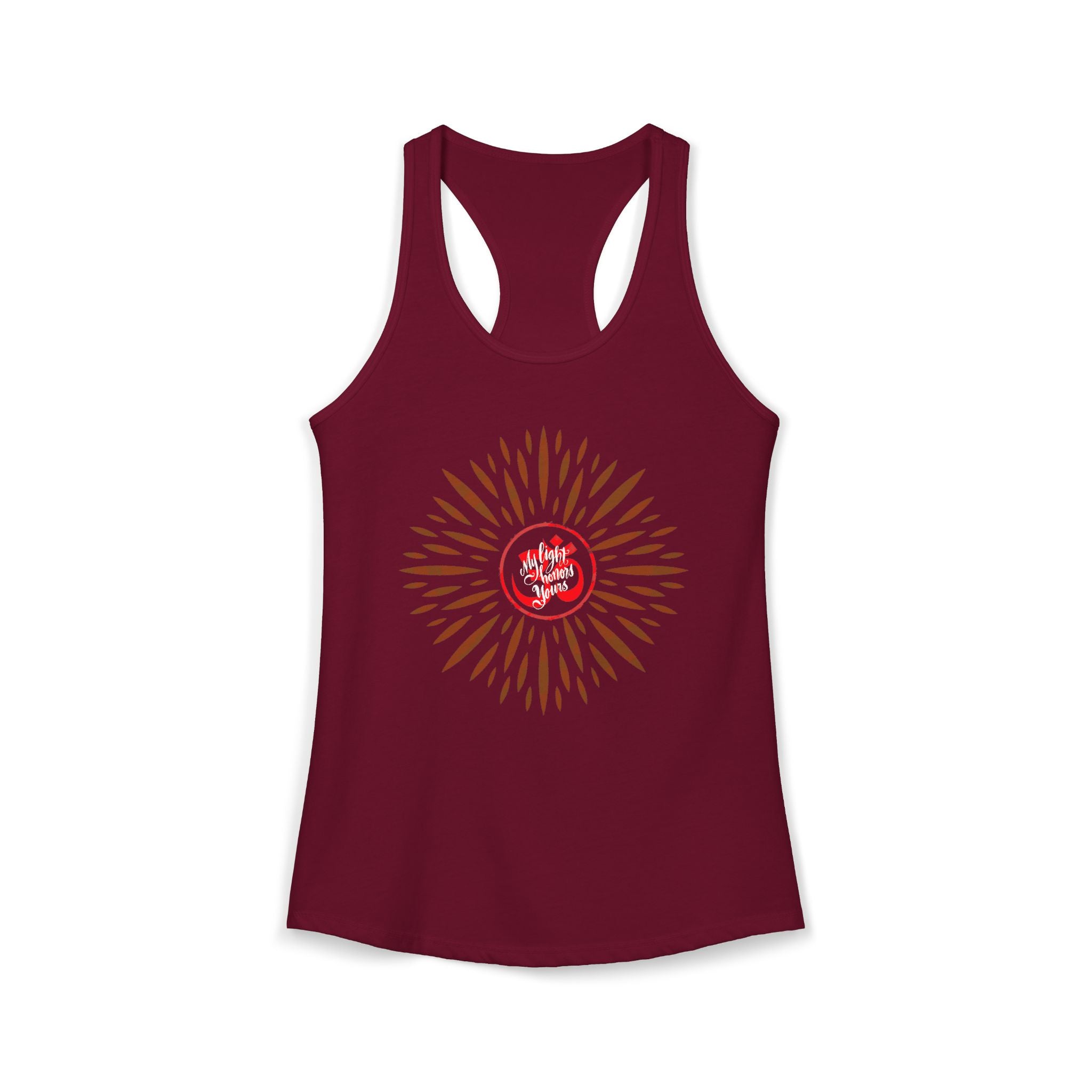 My Light Honors Yours Women's Ideal Racerback Tank
