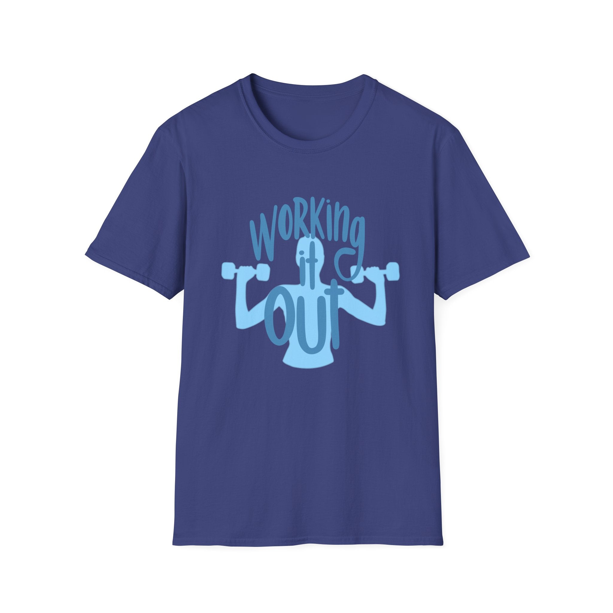 Motivational Workout T-Shirt - "Working Out" Design for Gym Enthusiasts