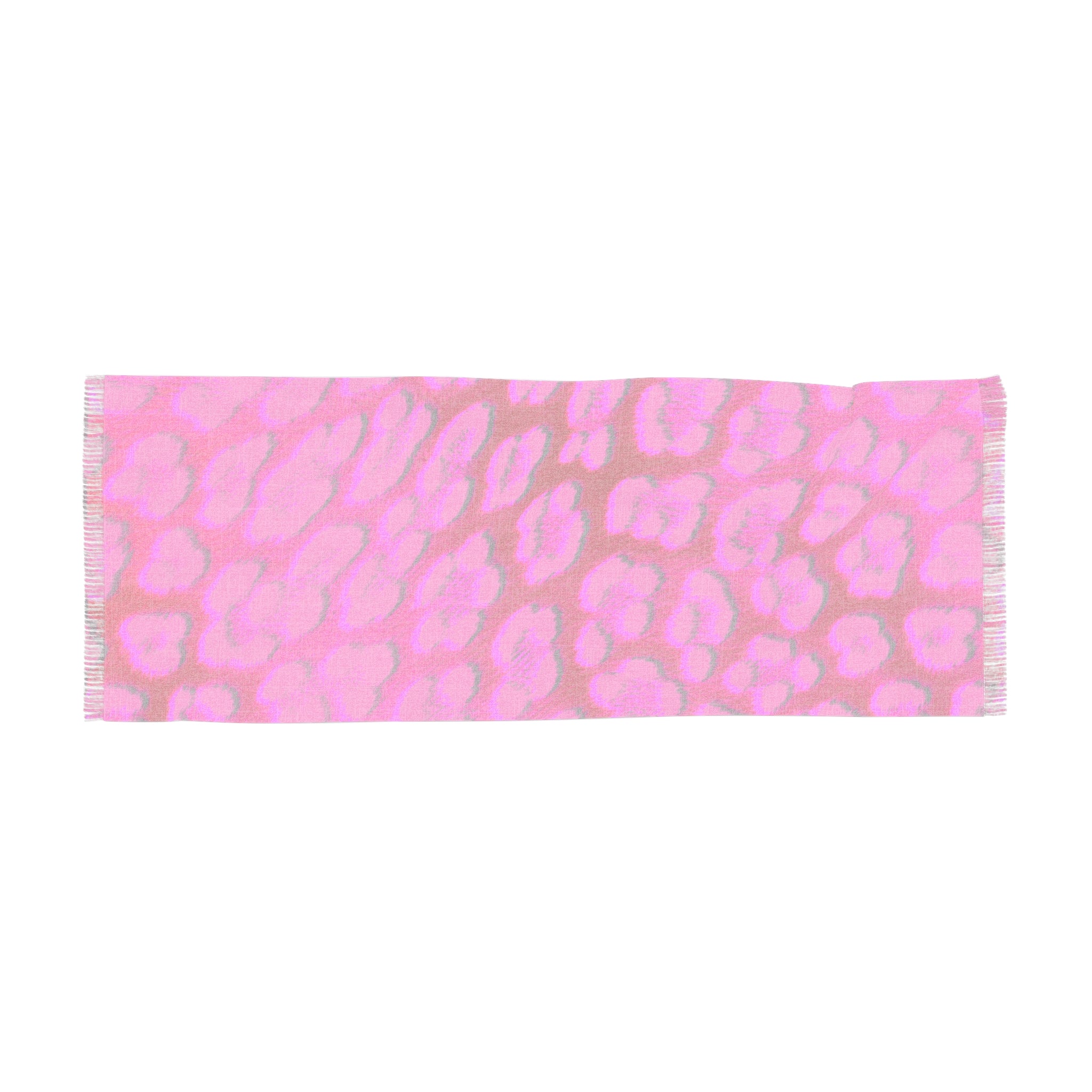 Pink and POPPING Light Scarf