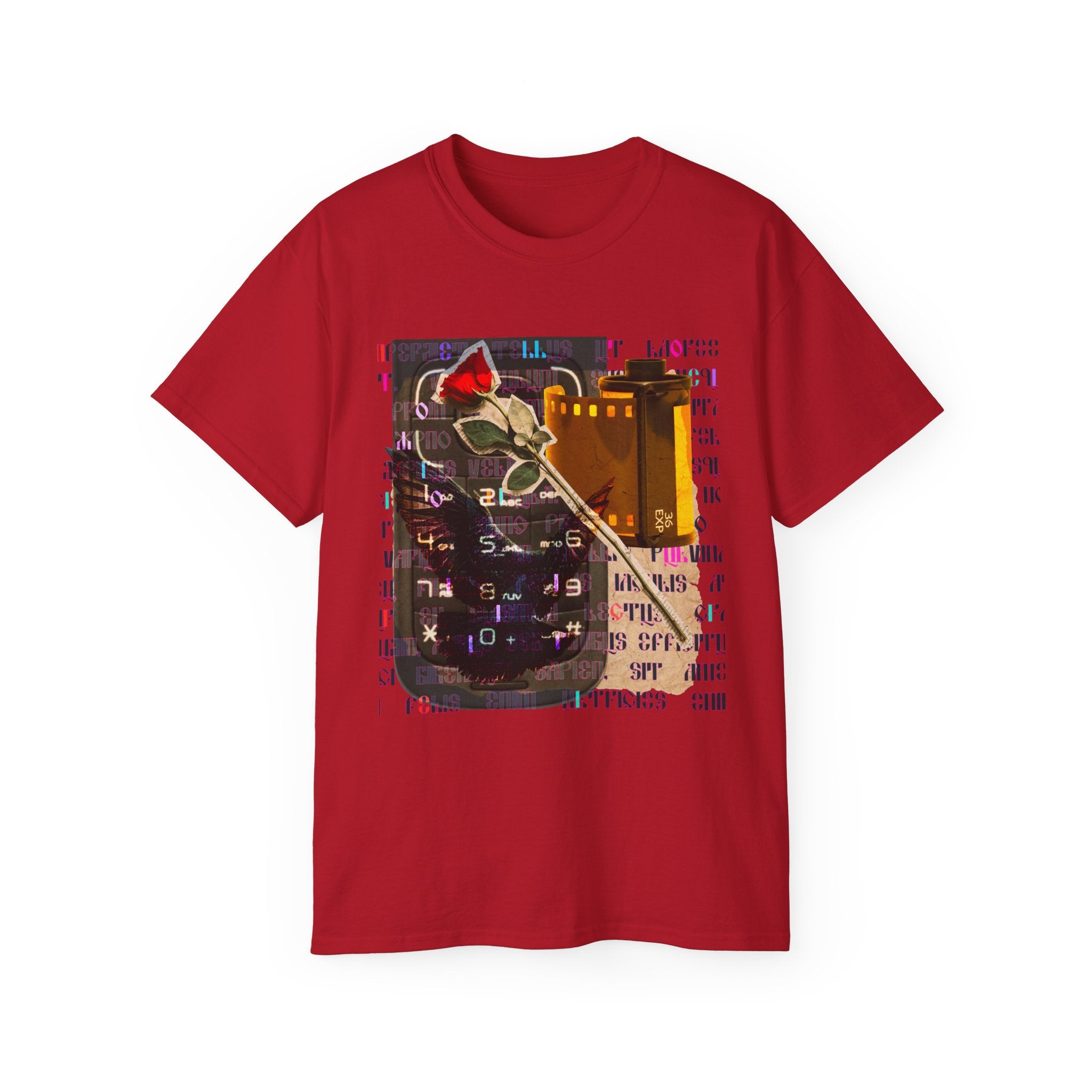 Artistic Graphic Tee, Casual Unisex Tee, Trendy Cotton T-Shirt, Unique Printed Shirt, Gift for Art Lovers, Vintage Aesthetic Fashion